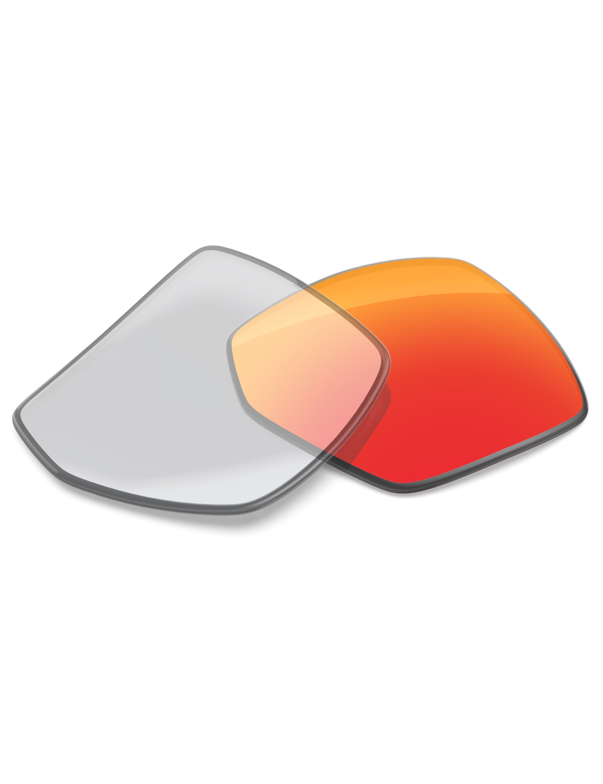 Fire Red FlashMirror™ Photochromic-Non-Polarized