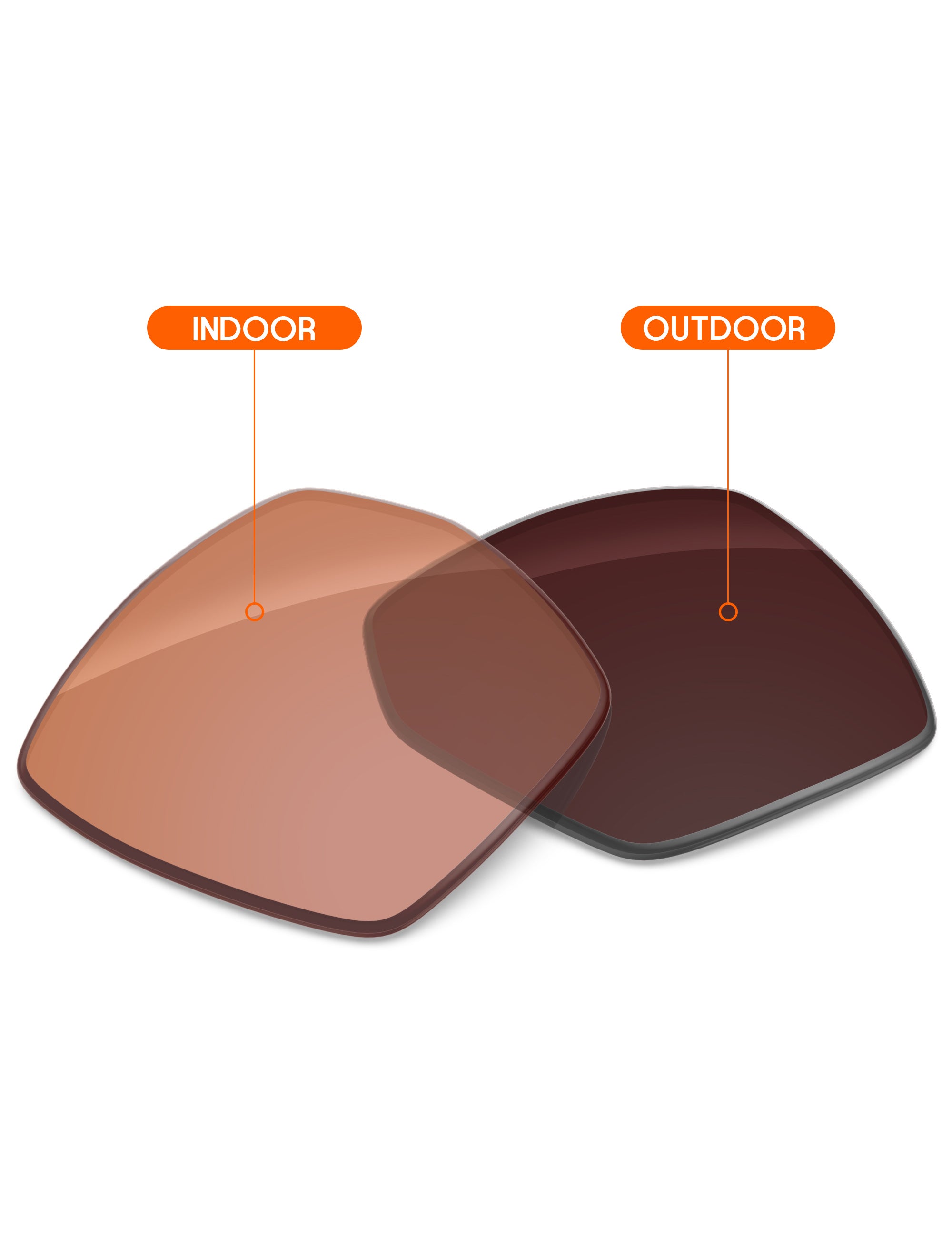Orange Tint Photochromic-Non-Polarized