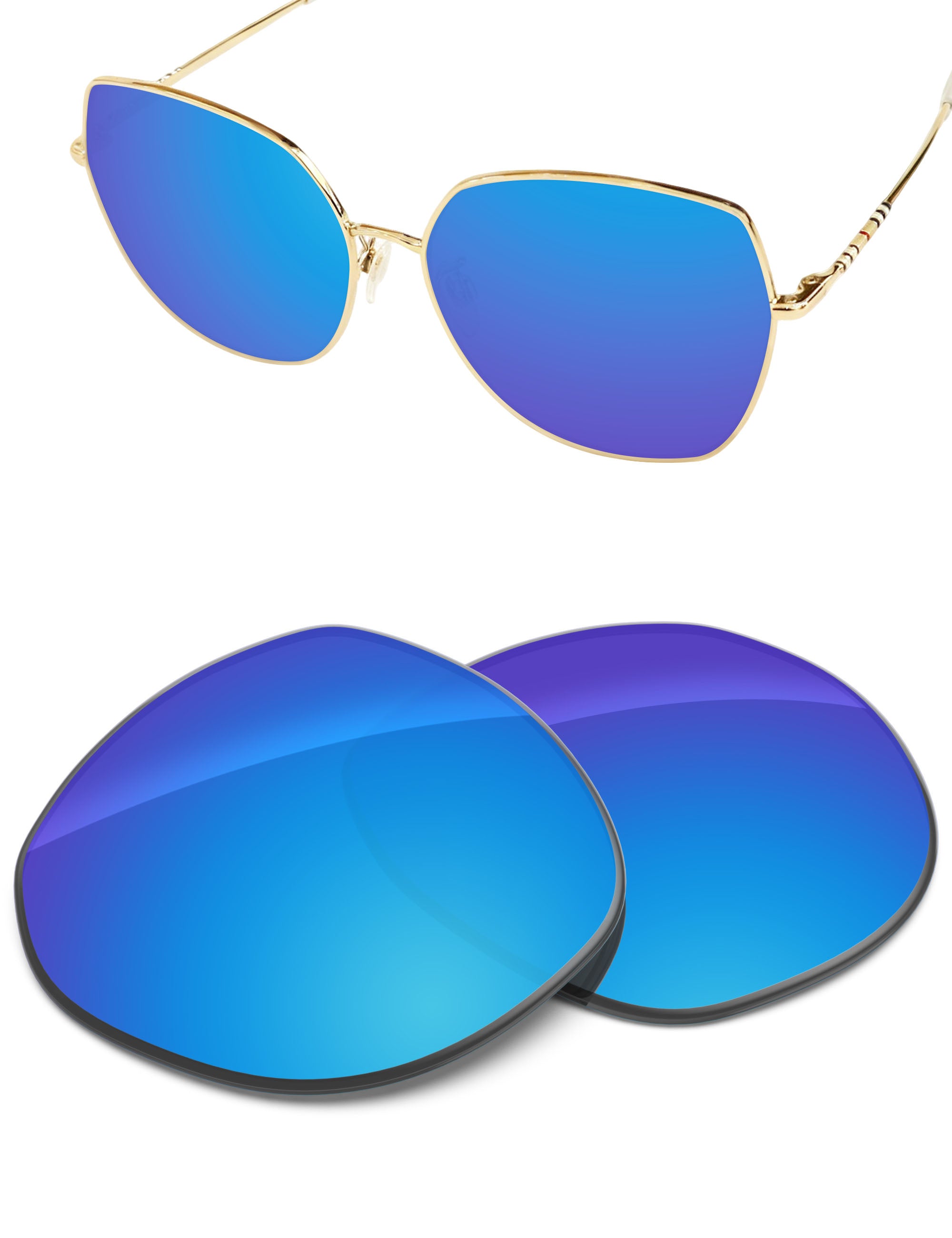 Sky Blue FlashMirror™-Non-Polarized