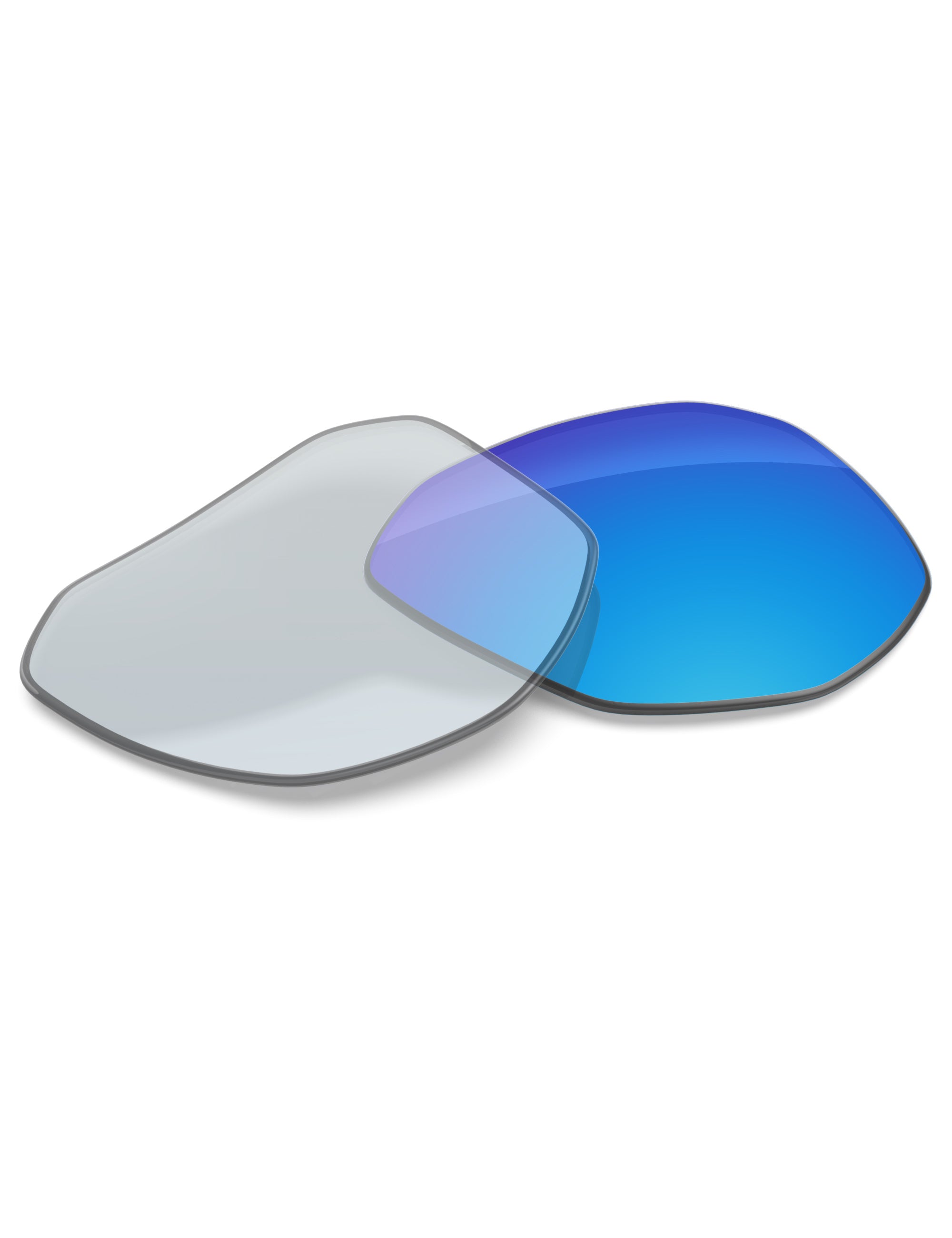 Sky Blue FlashMirror™ Photochromic-Non-Polarized
