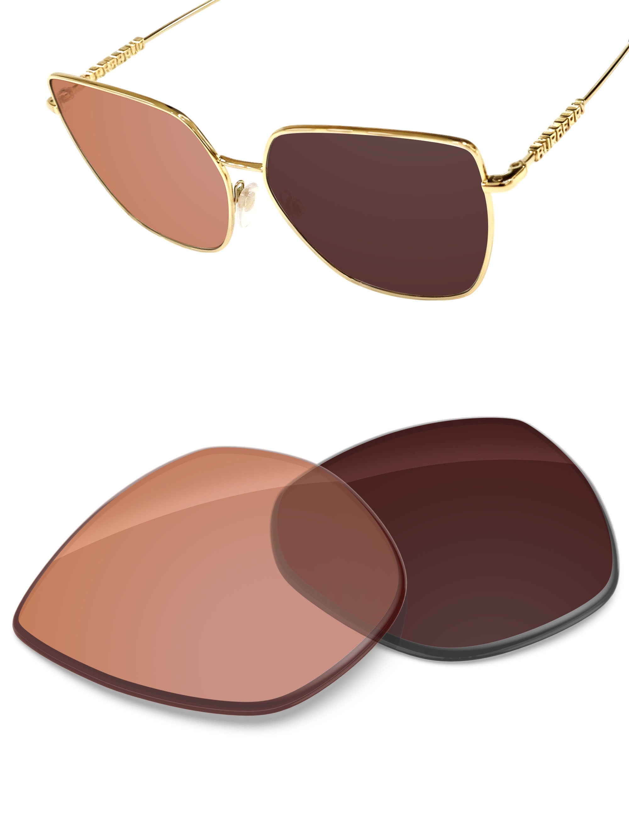 Orange Tint Photochromic-Non-Polarized