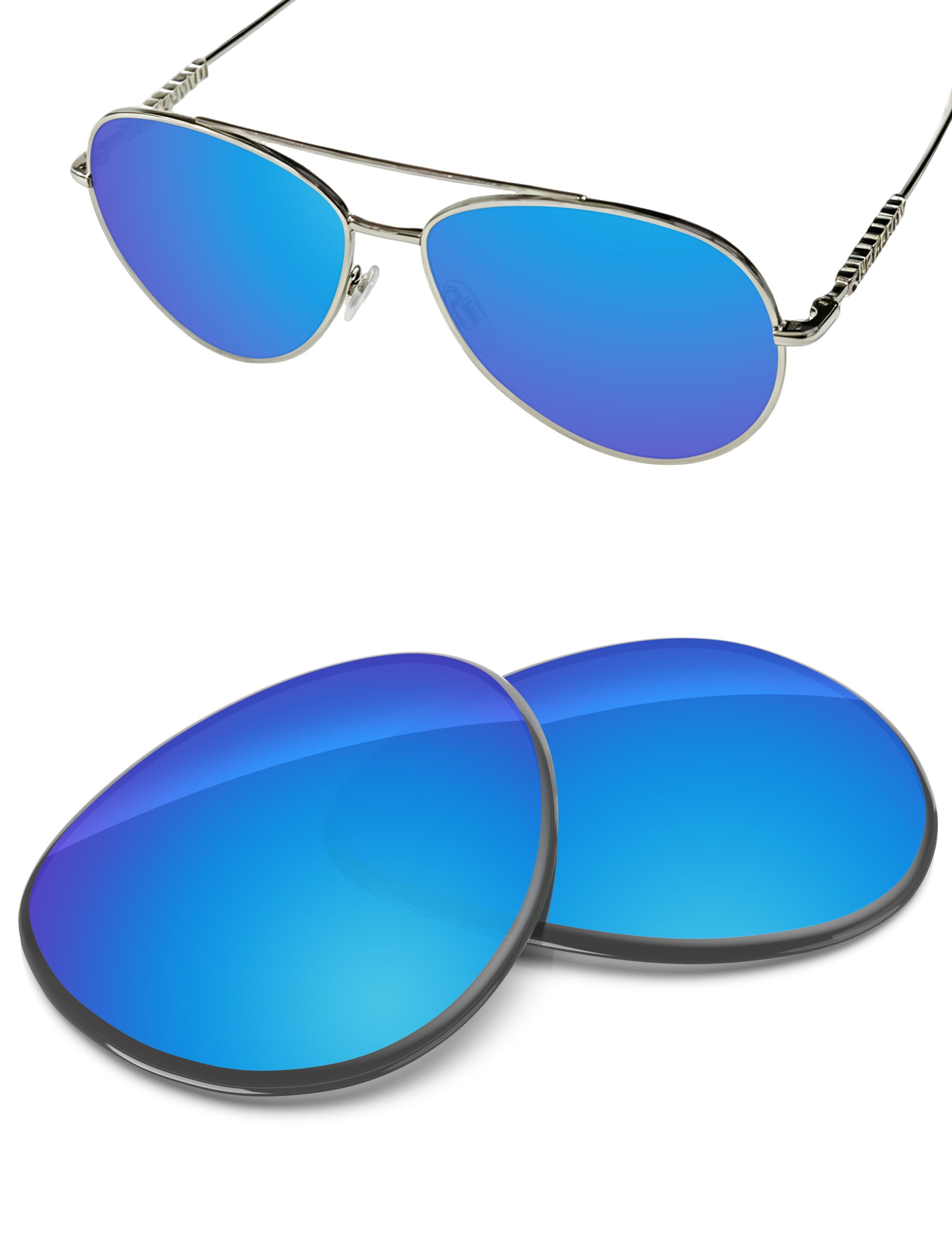 Sky Blue FlashMirror™-Non-Polarized