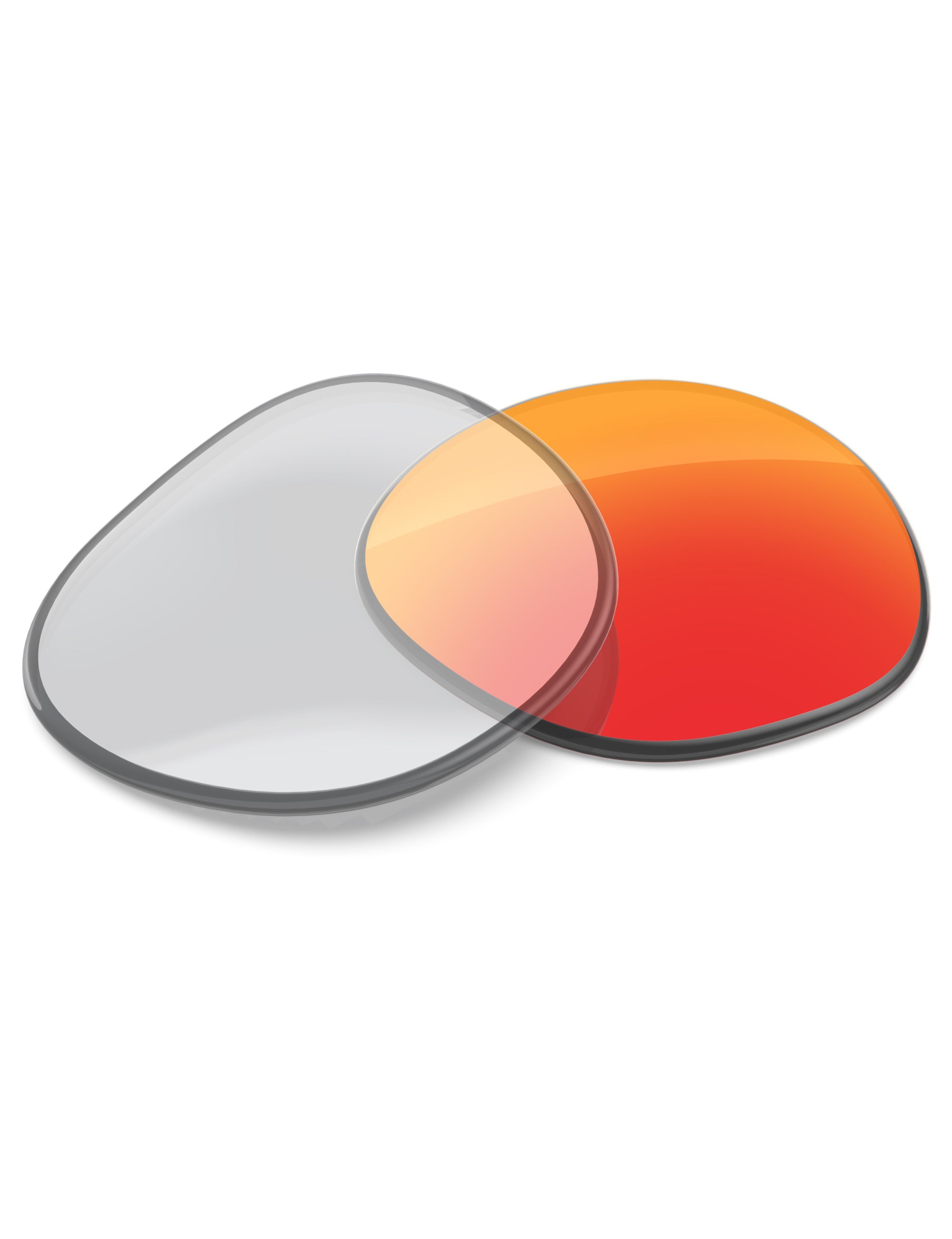 Fire Red FlashMirror™ Photochromic-Non-Polarized
