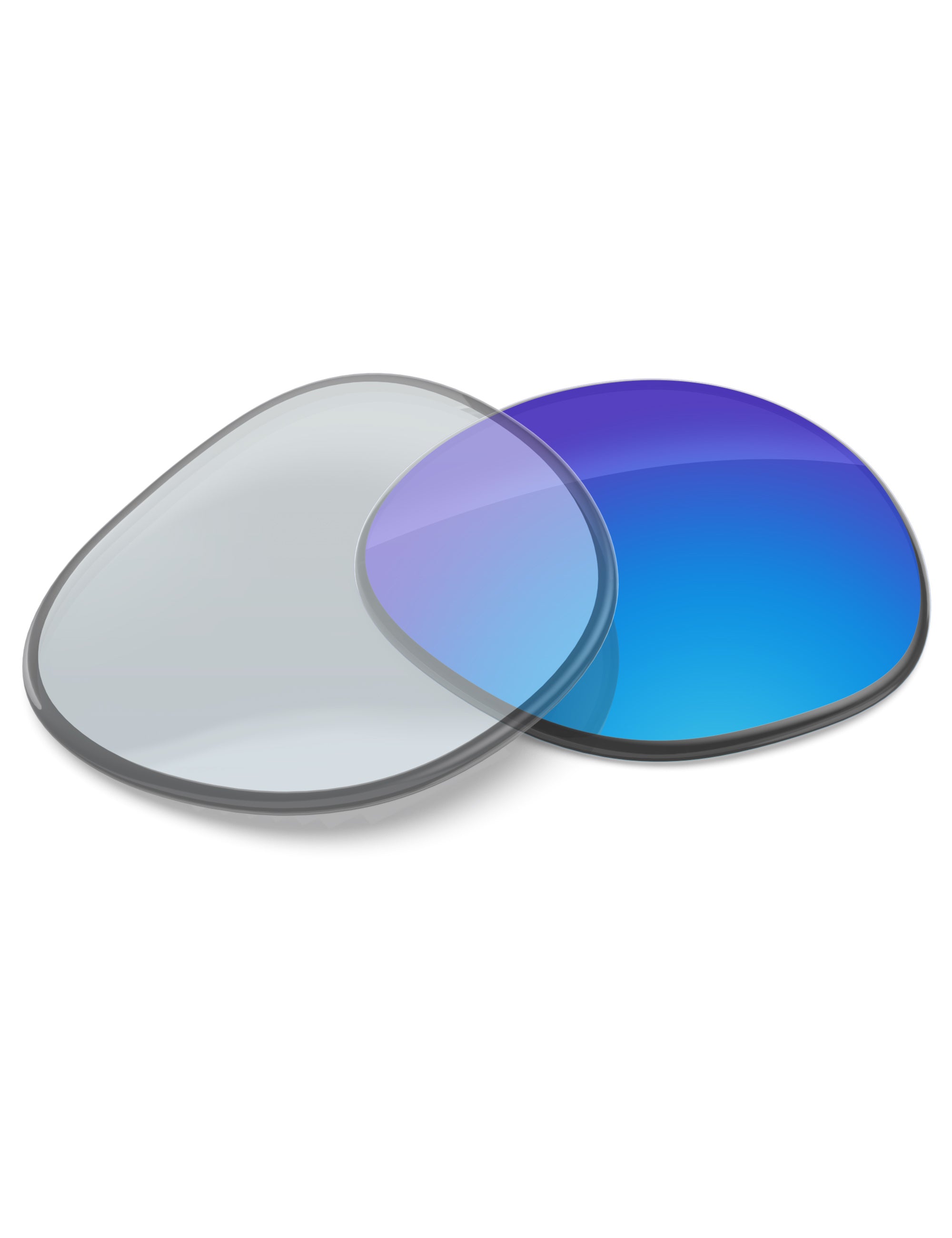 Sky Blue FlashMirror™ Photochromic-Non-Polarized