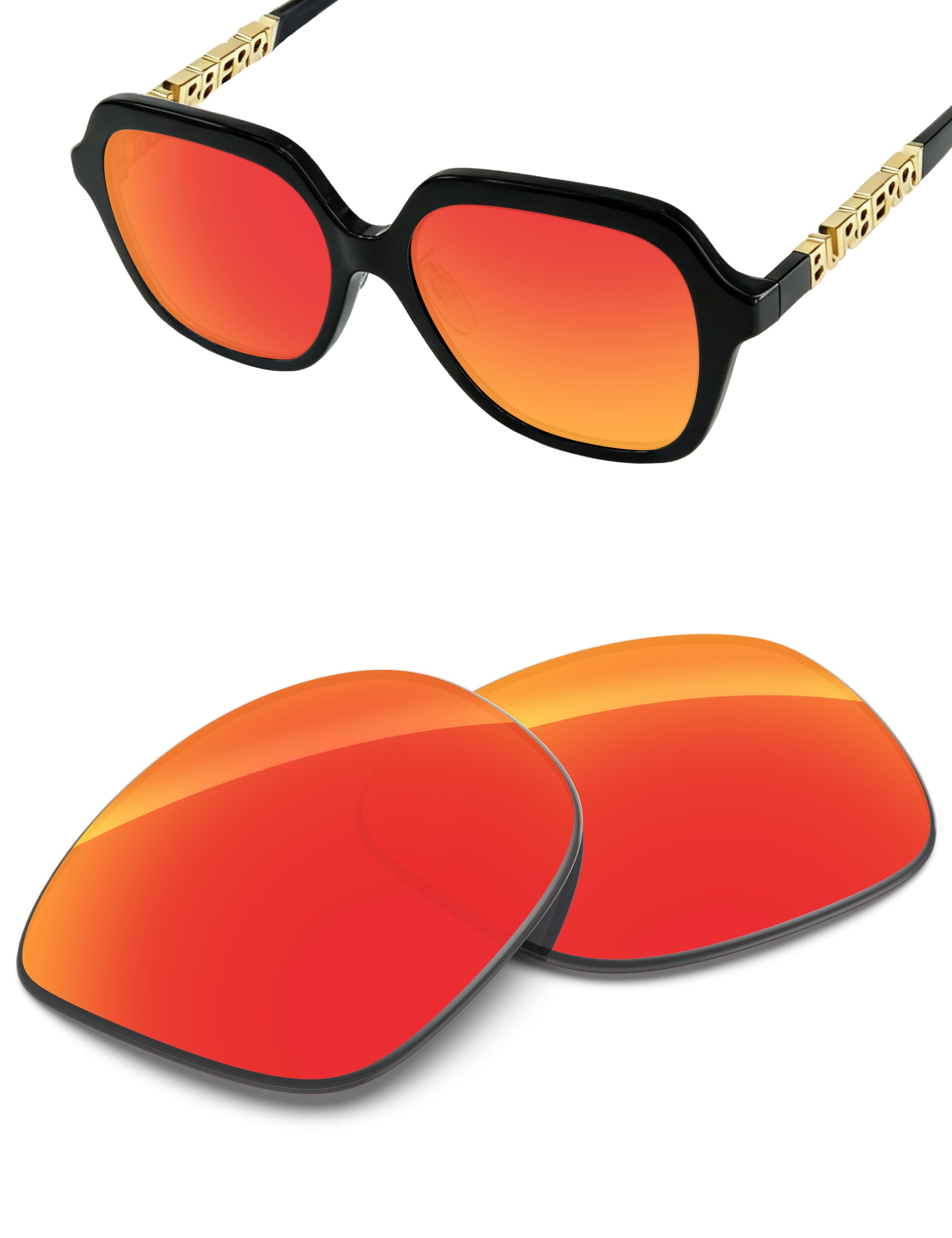 Fire Red FlashMirror™-Non-Polarized