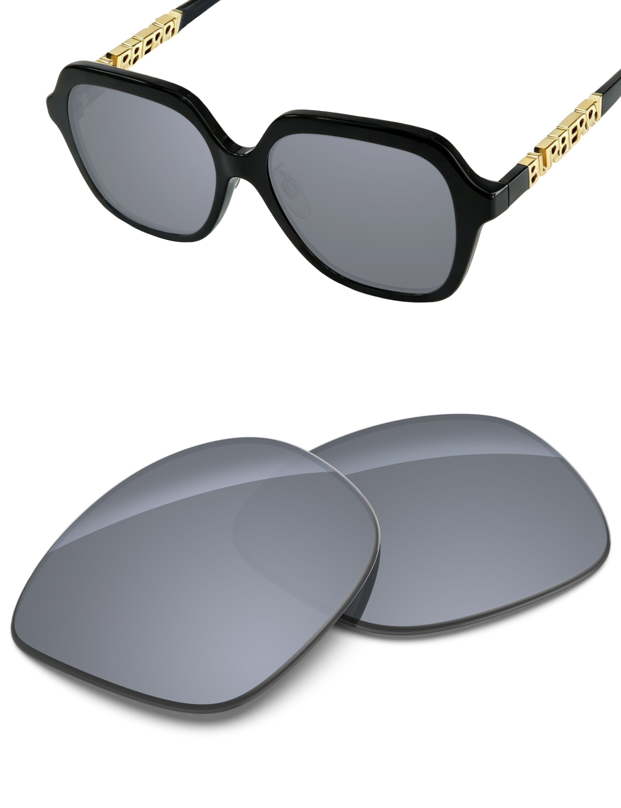 Silver Metallic FlashMirror™-Non-Polarized