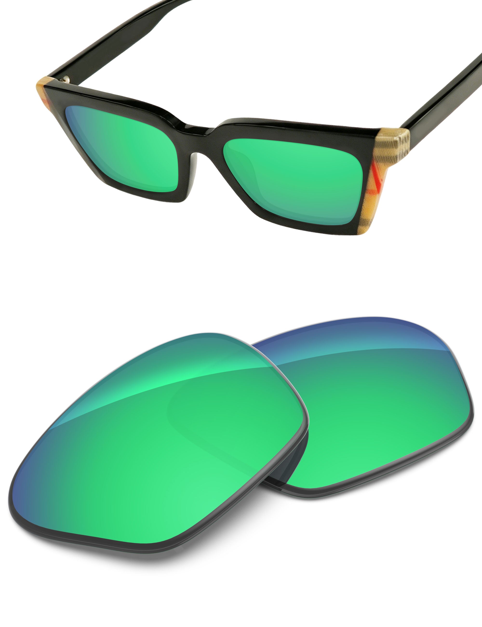 Emerald Green FlashMirror™-Non-Polarized