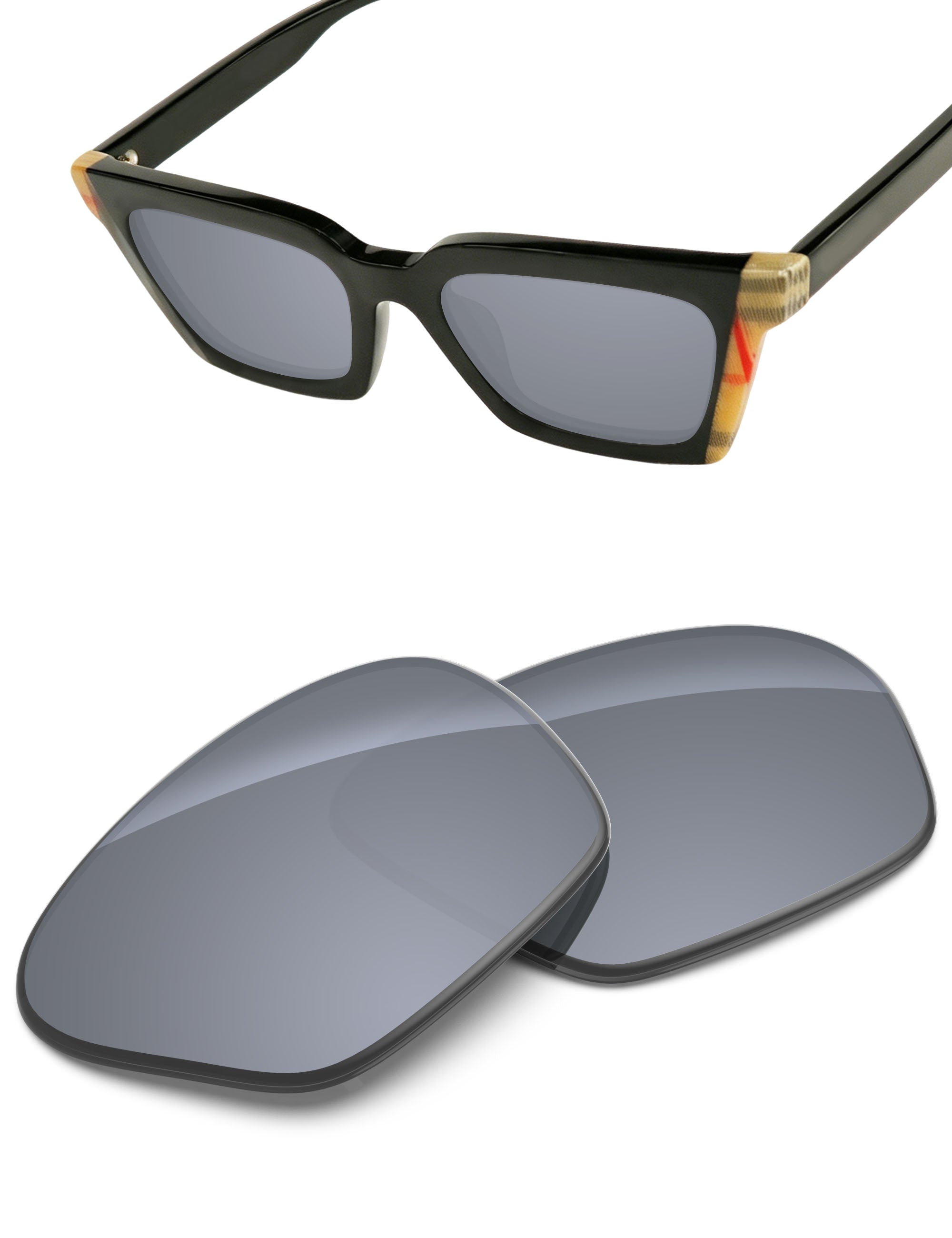 Silver Metallic FlashMirror™-Non-Polarized