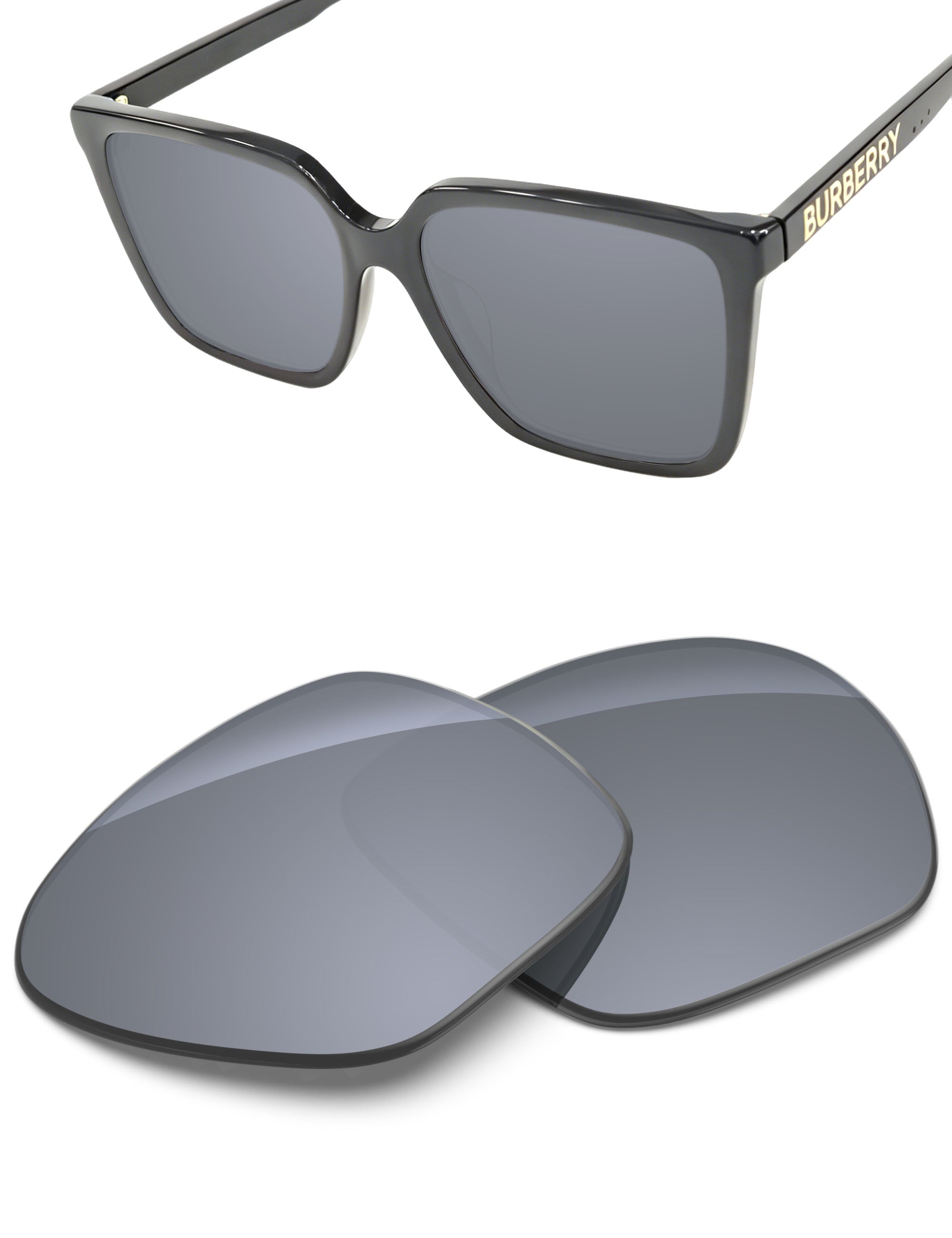 Silver Metallic FlashMirror™-Non-Polarized