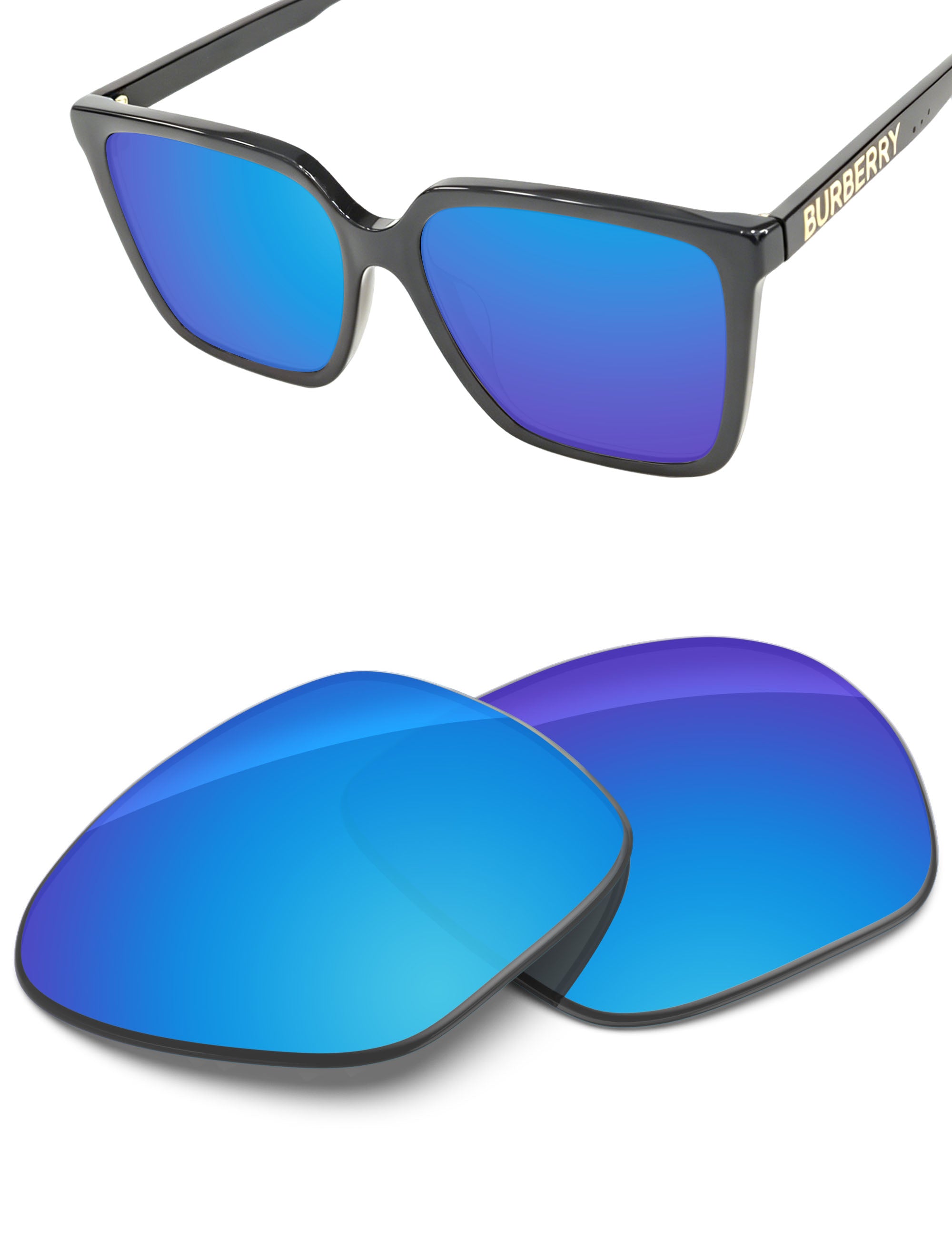 Sky Blue FlashMirror™-Non-Polarized