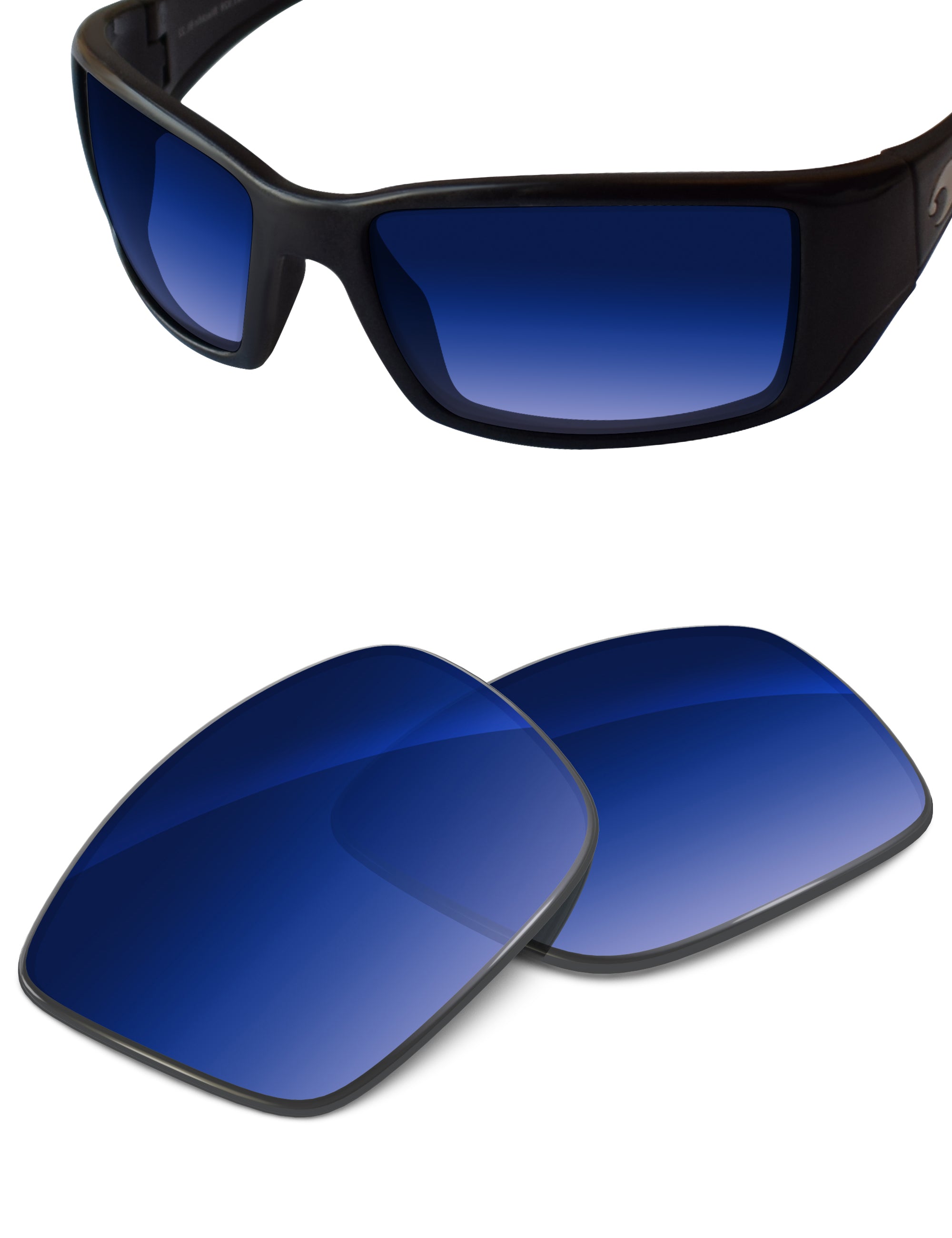 Aqua Blue Gradient-Non-Polarized