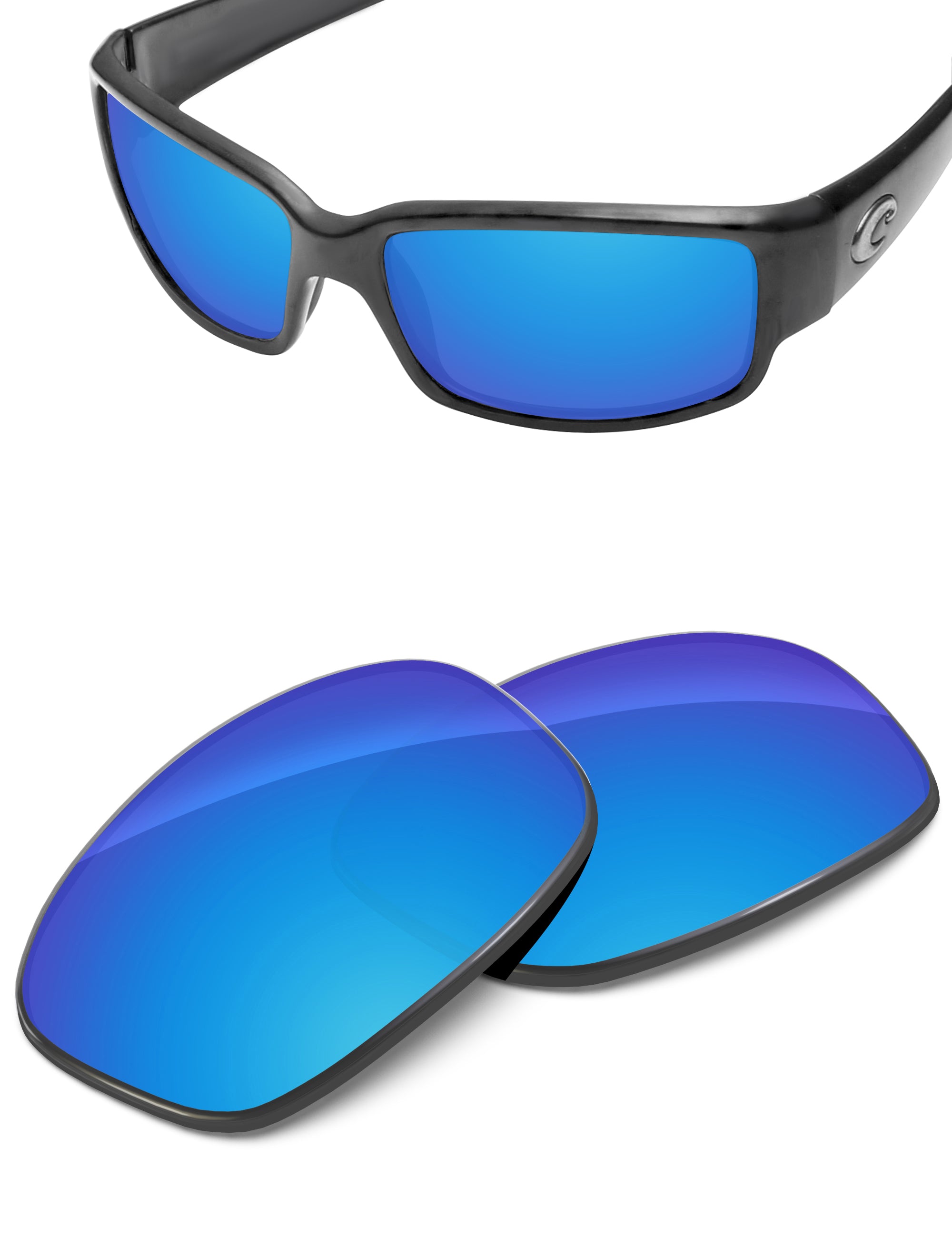 Sky Blue FlashMirror™-Non-Polarized