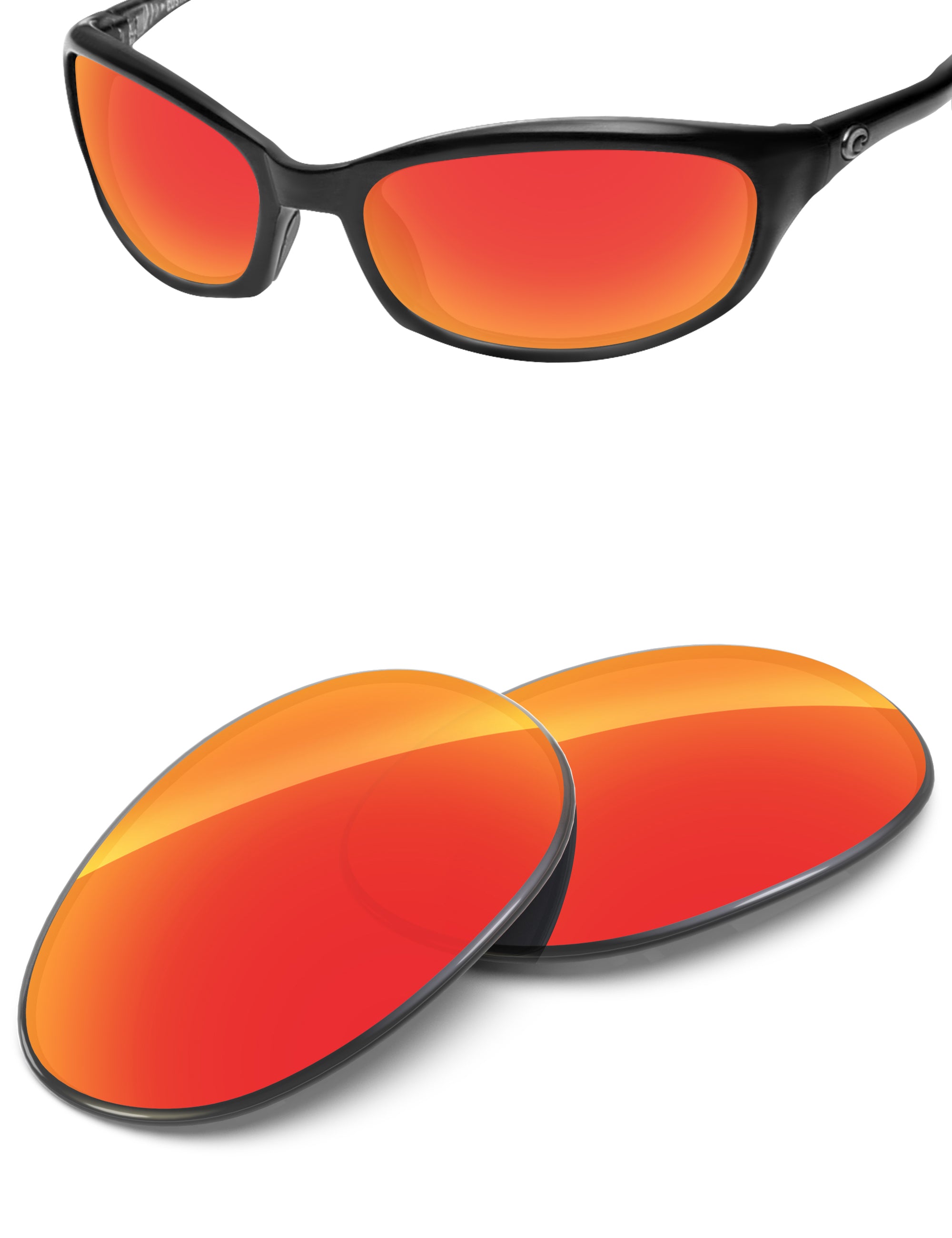 Fire Red FlashMirror™-Non-Polarized