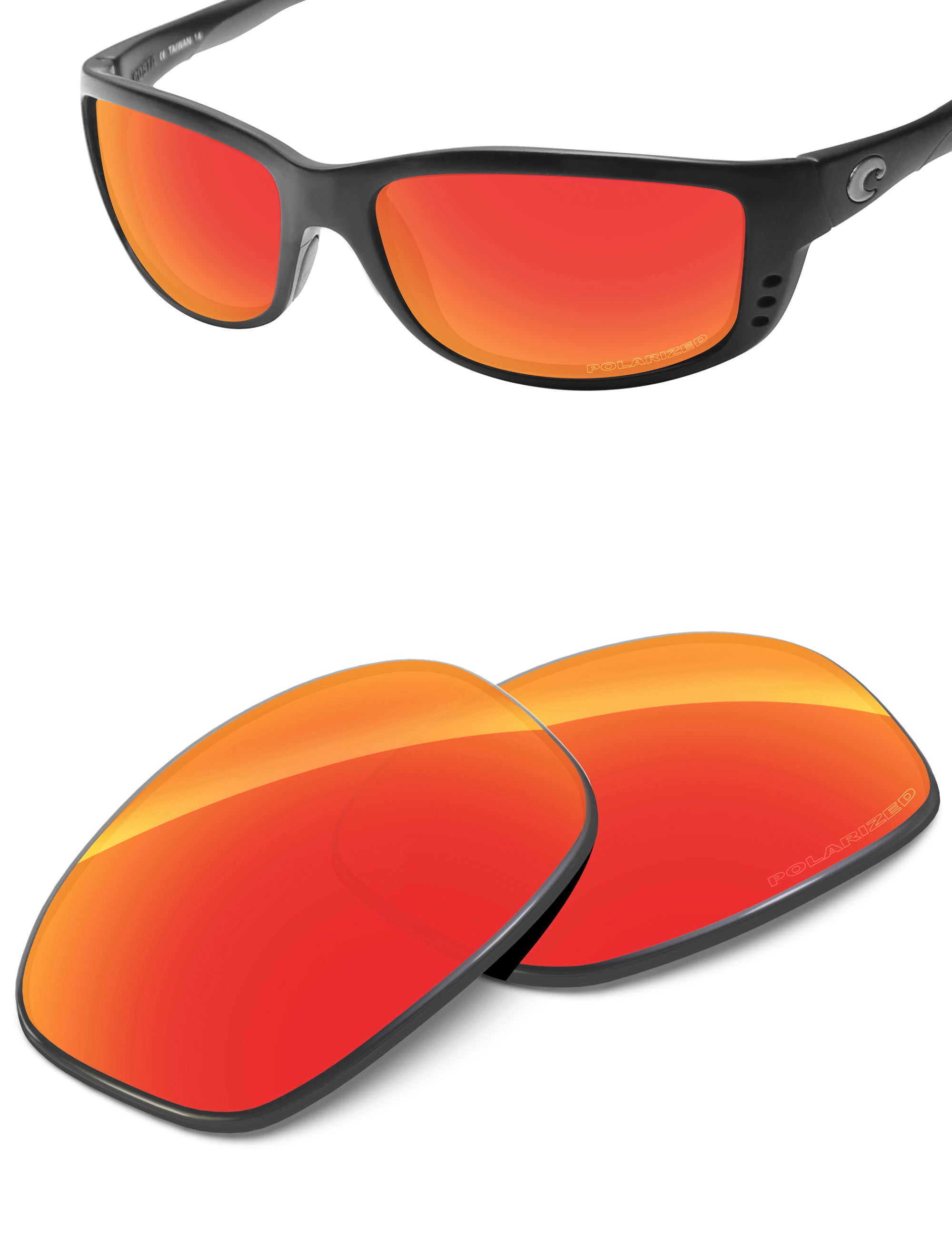 Fire Red FlashMirror™-Polarized