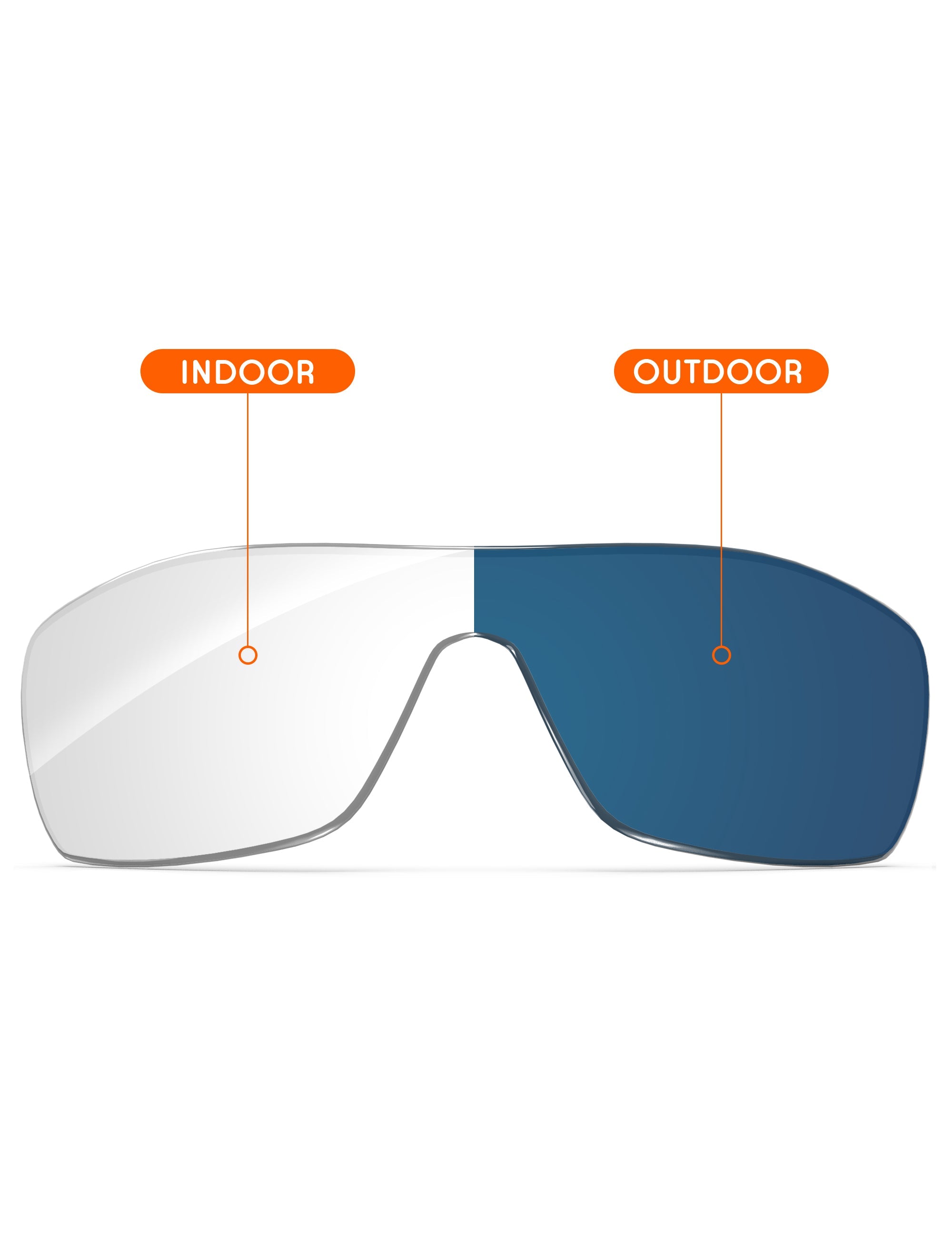 Adapt Blue Photochromic-Non-Polarized