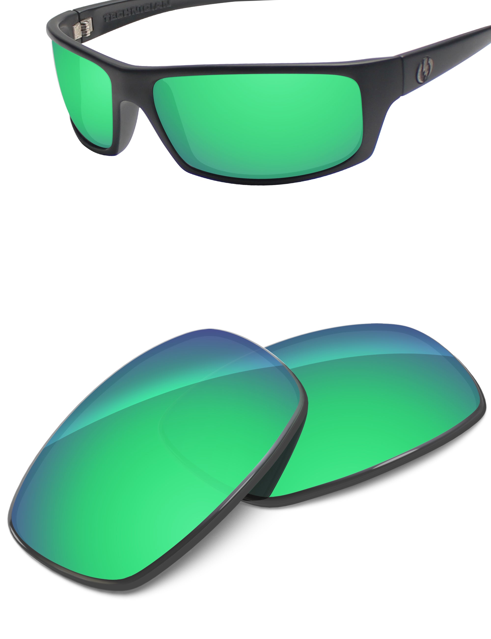 Emerald Green FlashMirror™-Non-Polarized