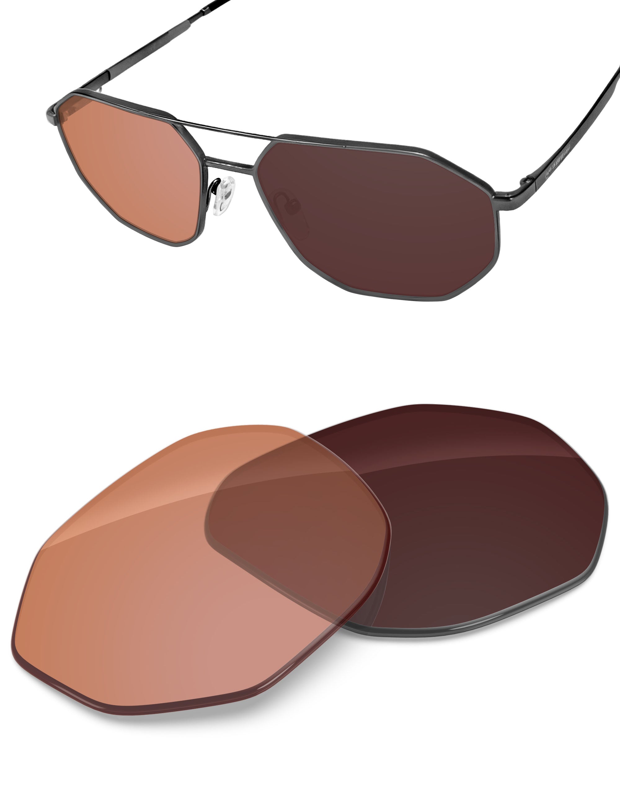 Orange Tint Photochromic-Non-Polarized