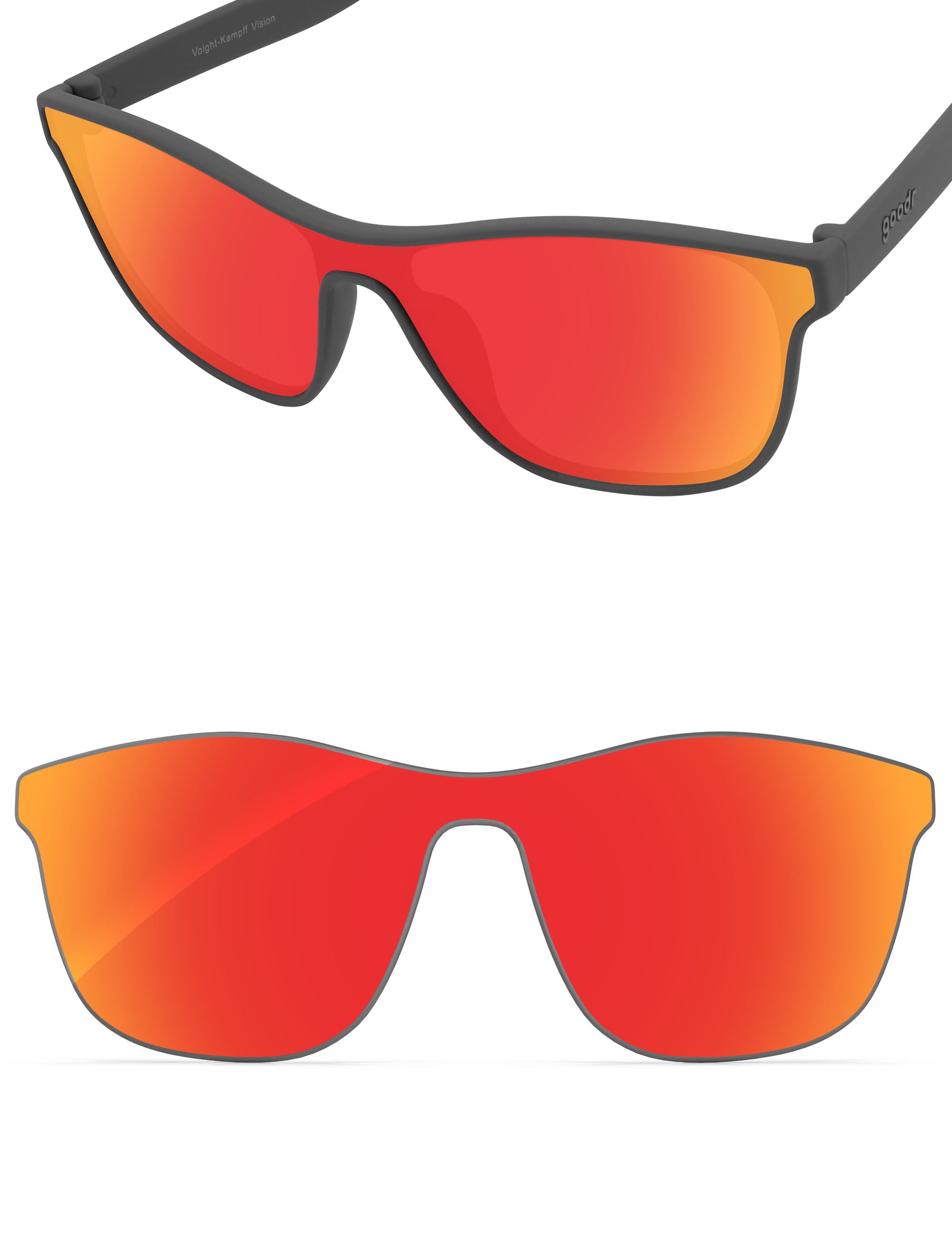 Fire Red FlashMirror™-Non-Polarized