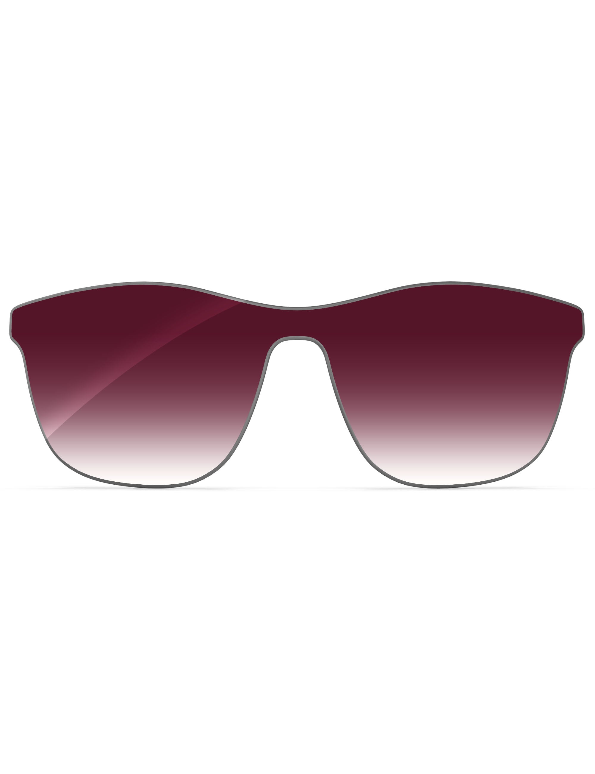 Wine Red Gradient-Non-Polarized