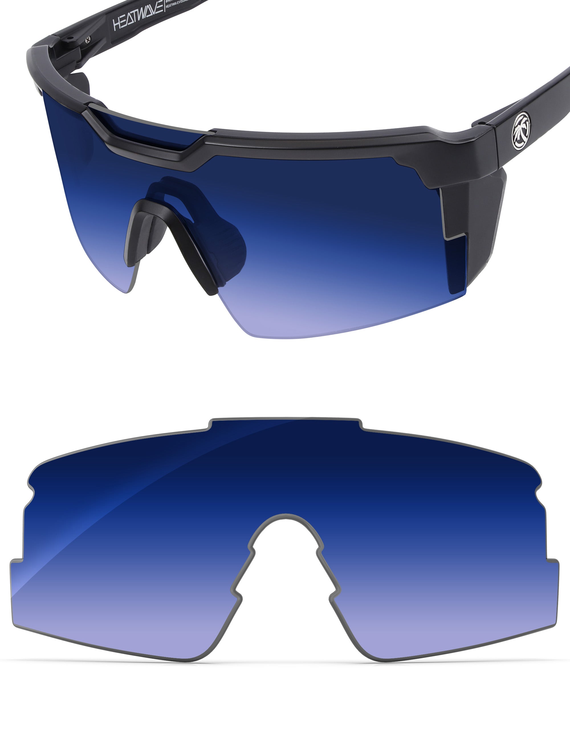 Aqua Blue Gradient-Non-Polarized