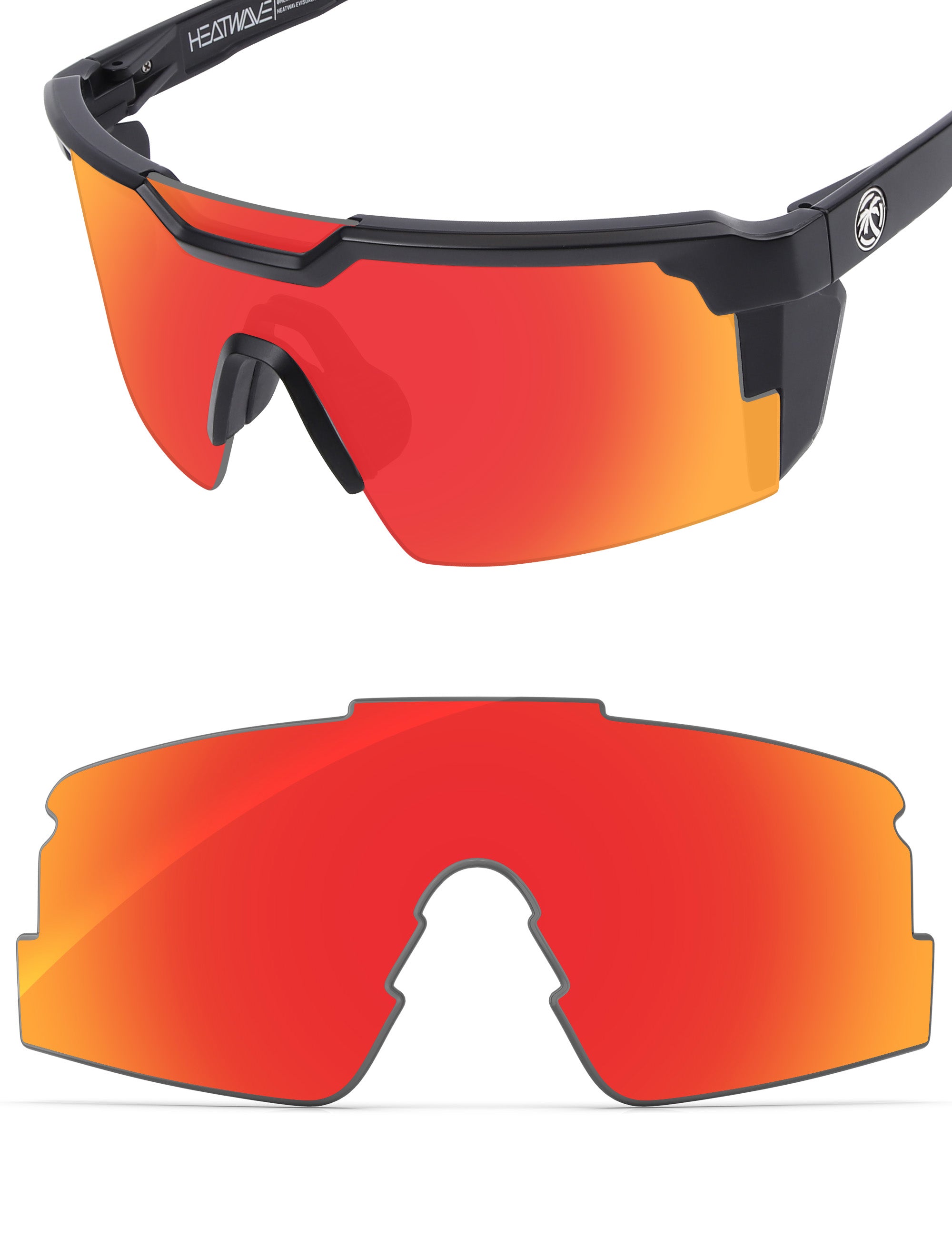 Fire Red FlashMirror™-Non-Polarized