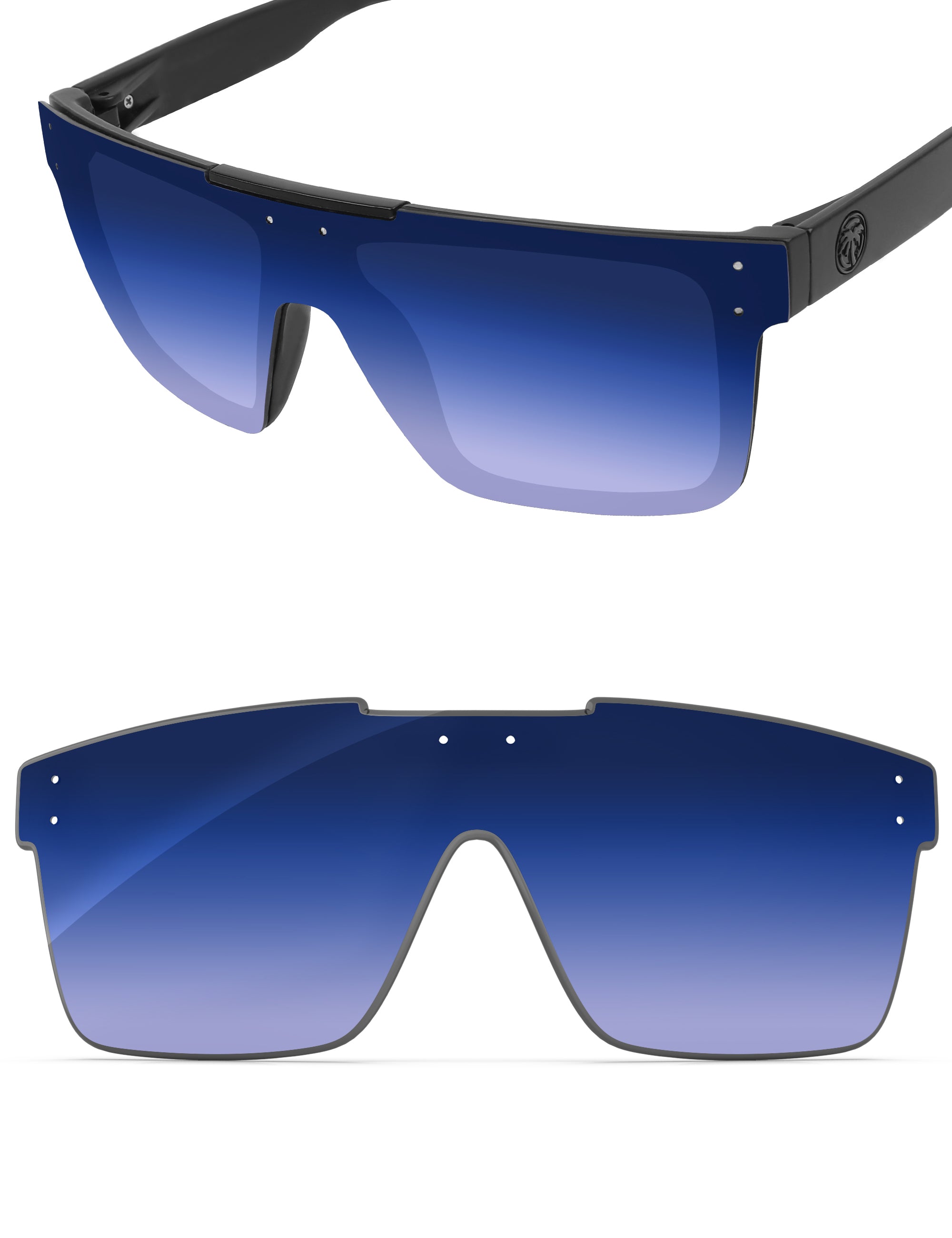 Aqua Blue Gradient-Non-Polarized