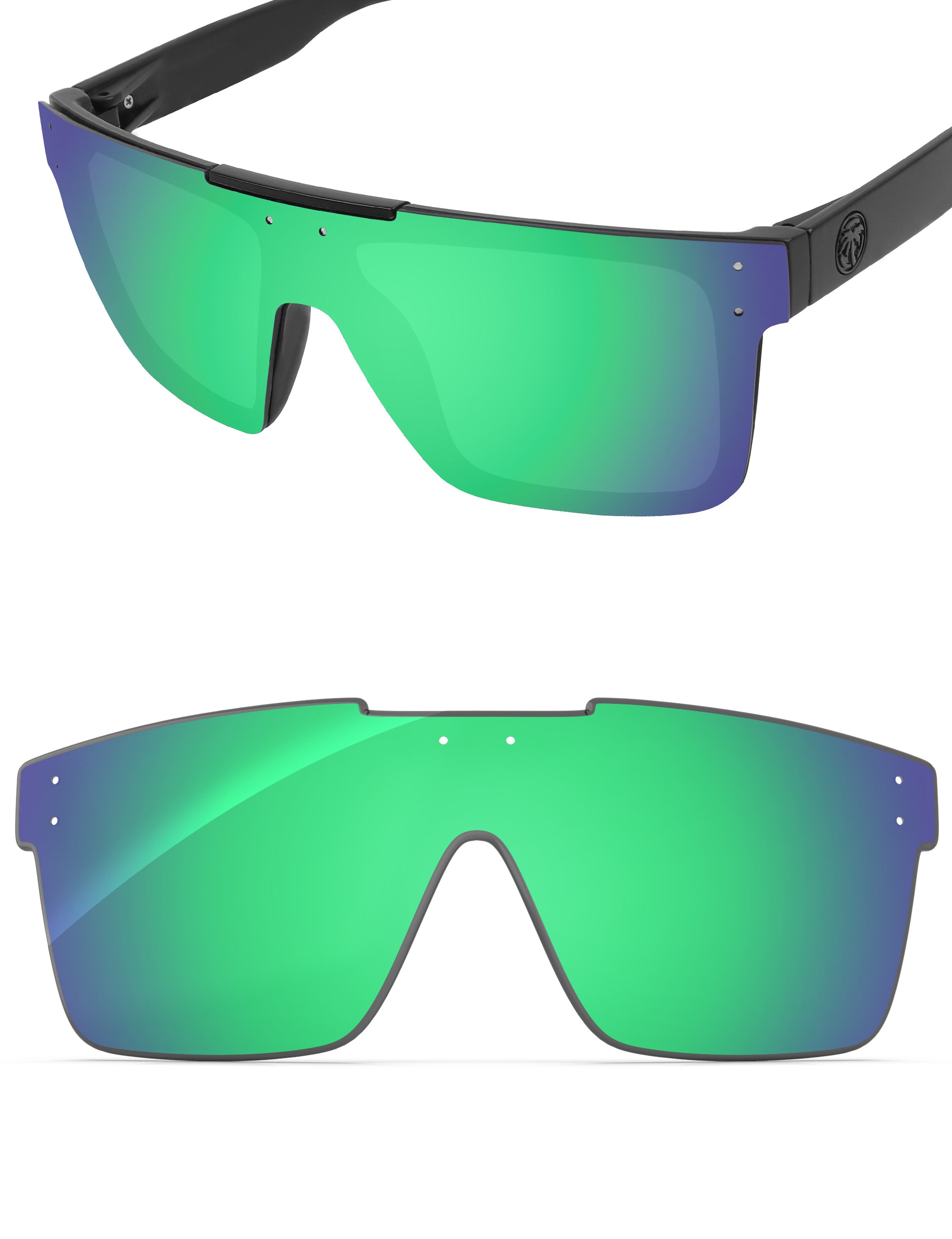 Emerald Green FlashMirror™-Non-Polarized