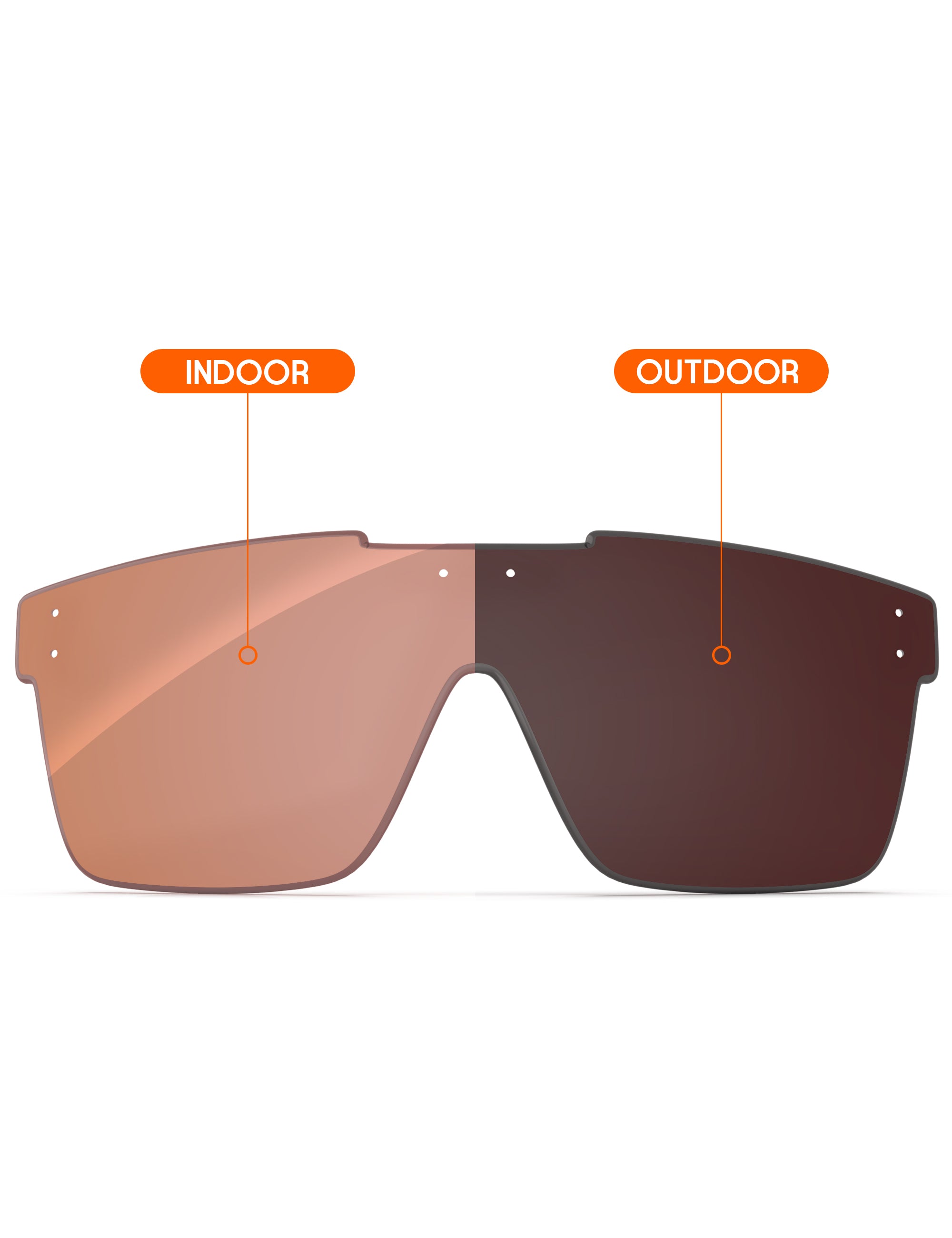 Orange Tint Photochromic-Non-Polarized