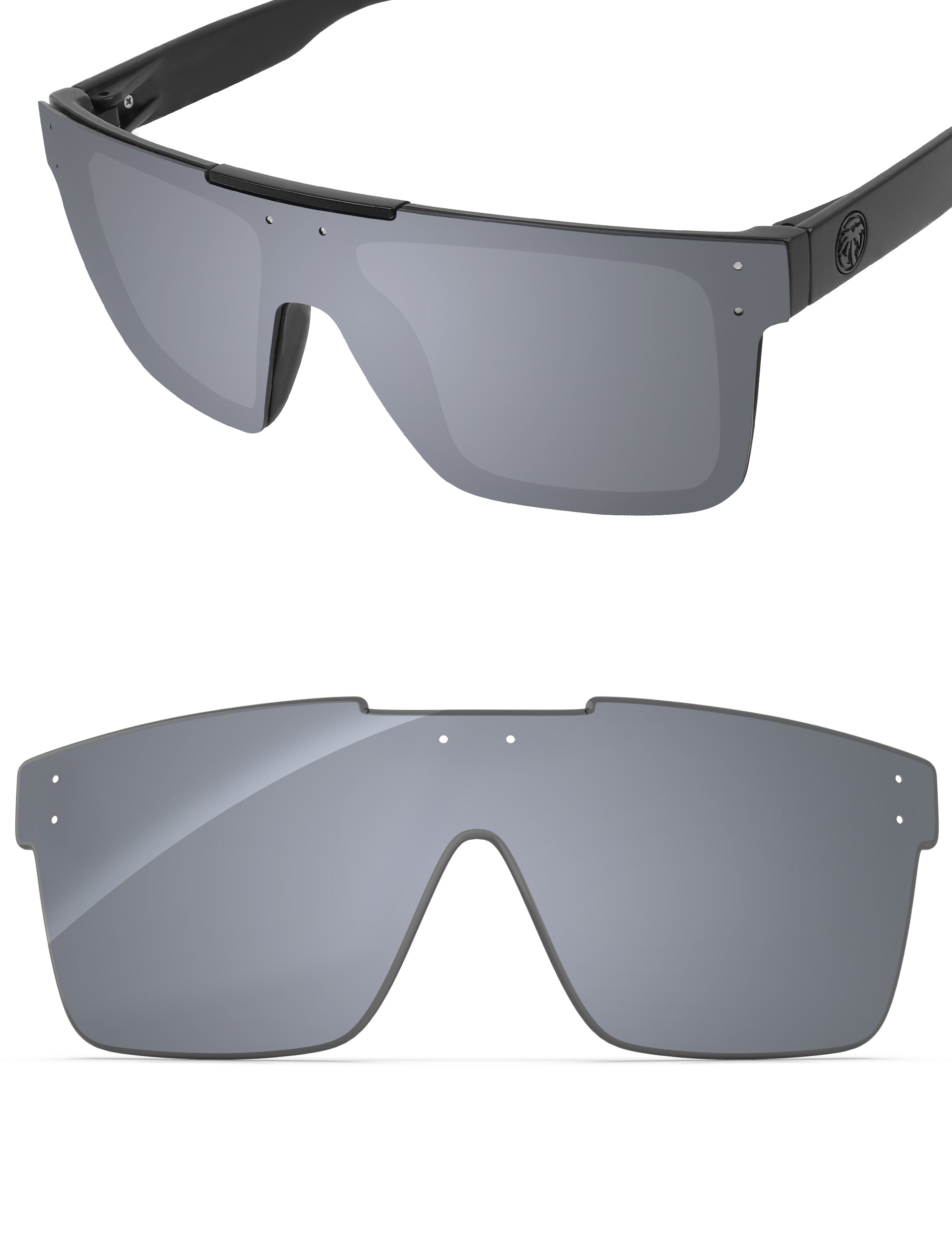 Silver Metallic FlashMirror™-Non-Polarized