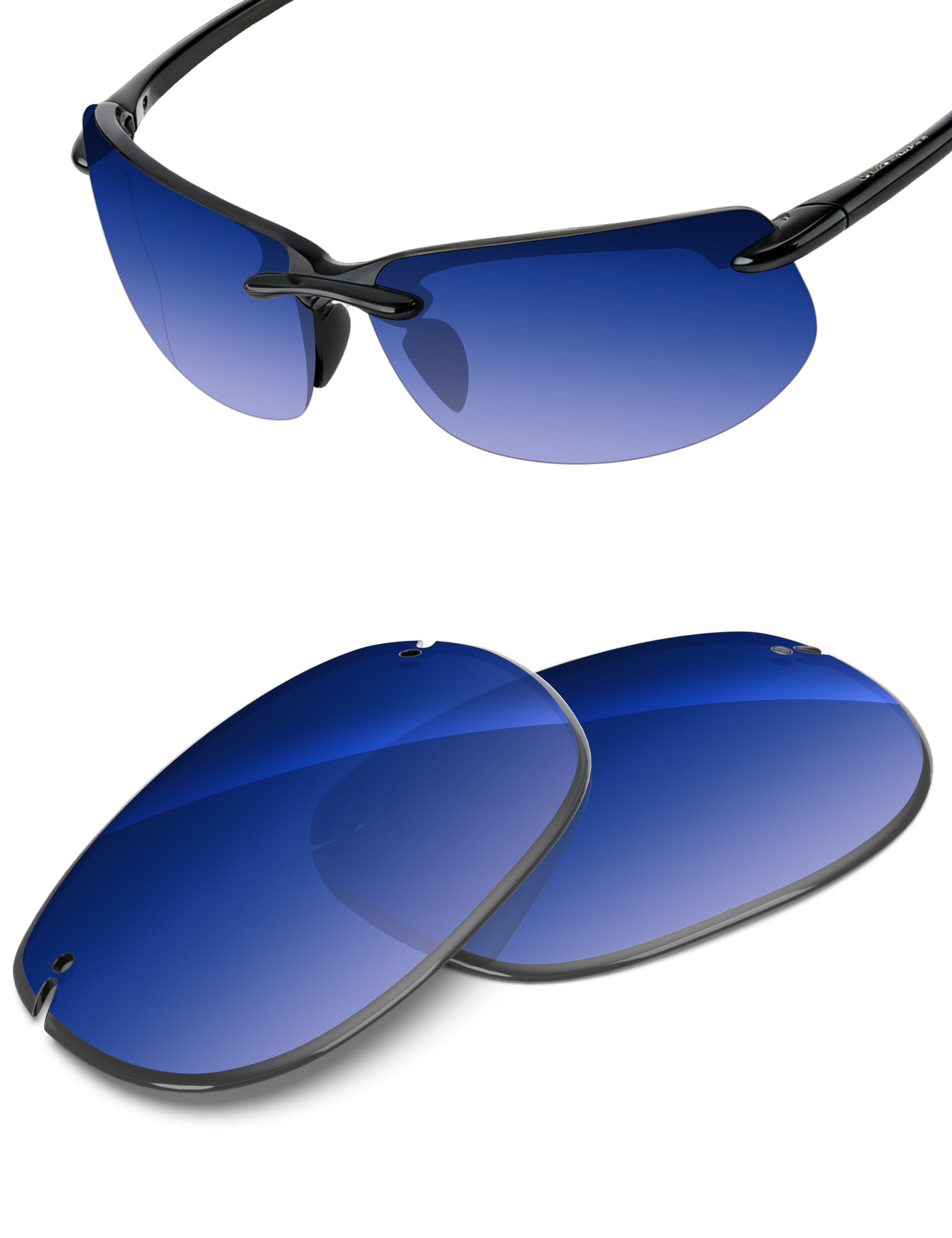 Aqua Blue Gradient-Non-Polarized
