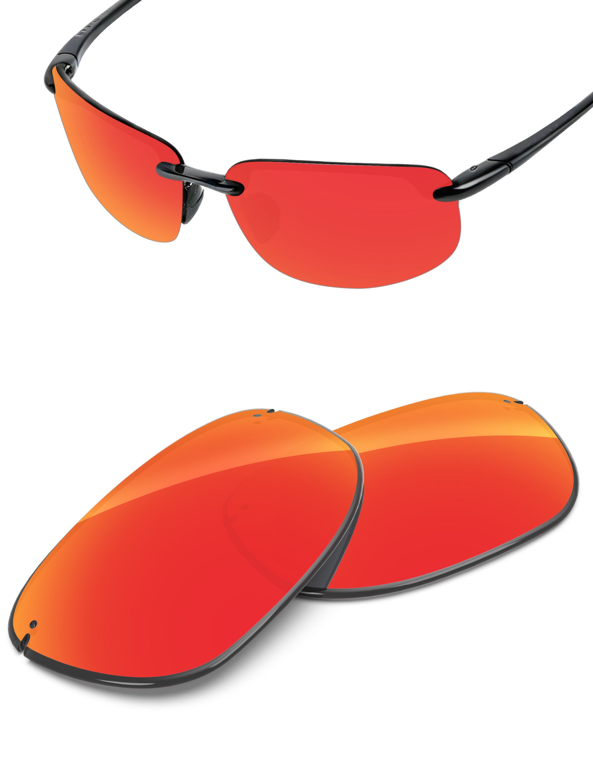 Fire Red FlashMirror™-Non-Polarized