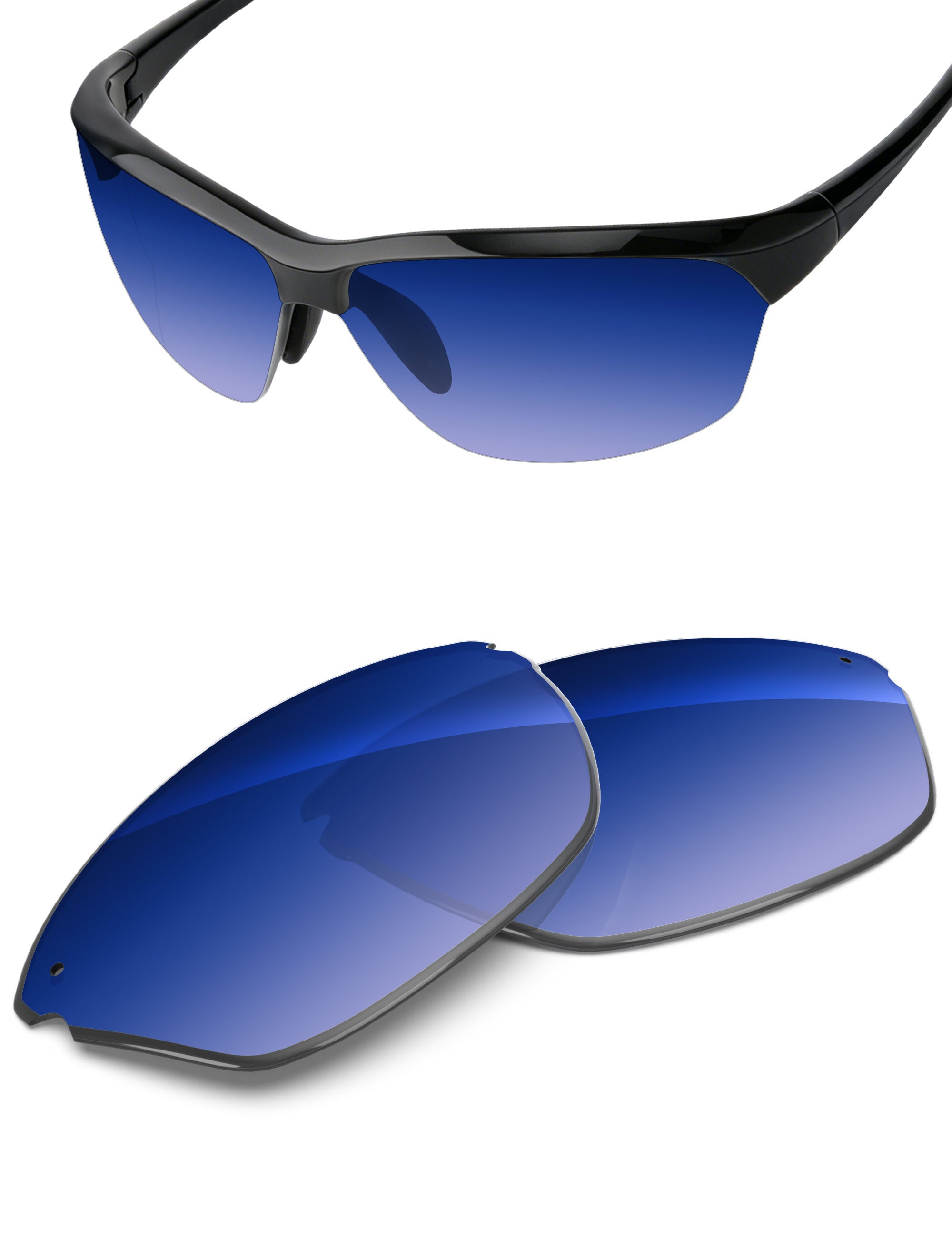 Aqua Blue Gradient-Non-Polarized