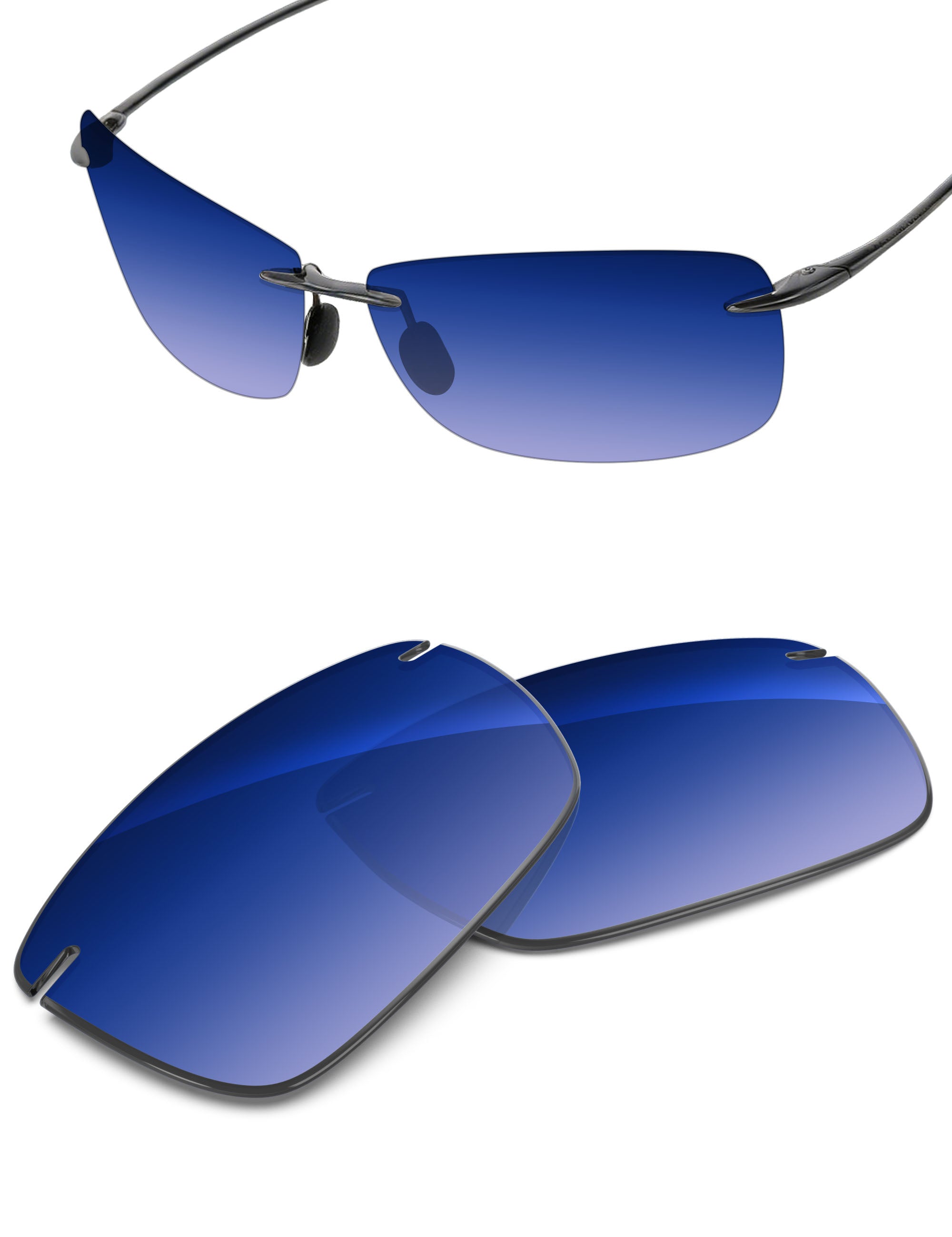 Aqua Blue Gradient-Non-Polarized