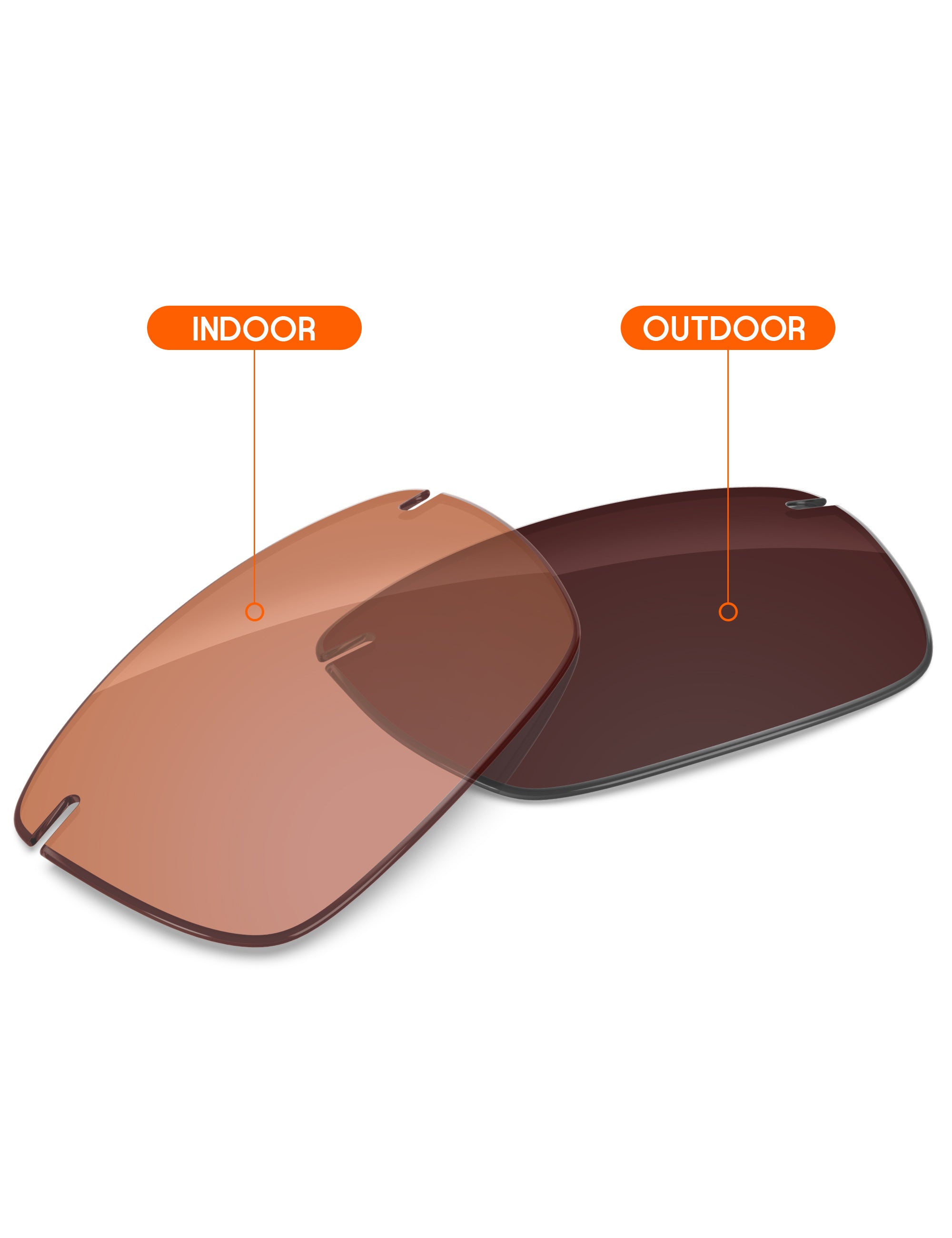 Orange Tint Photochromic-Non-Polarized
