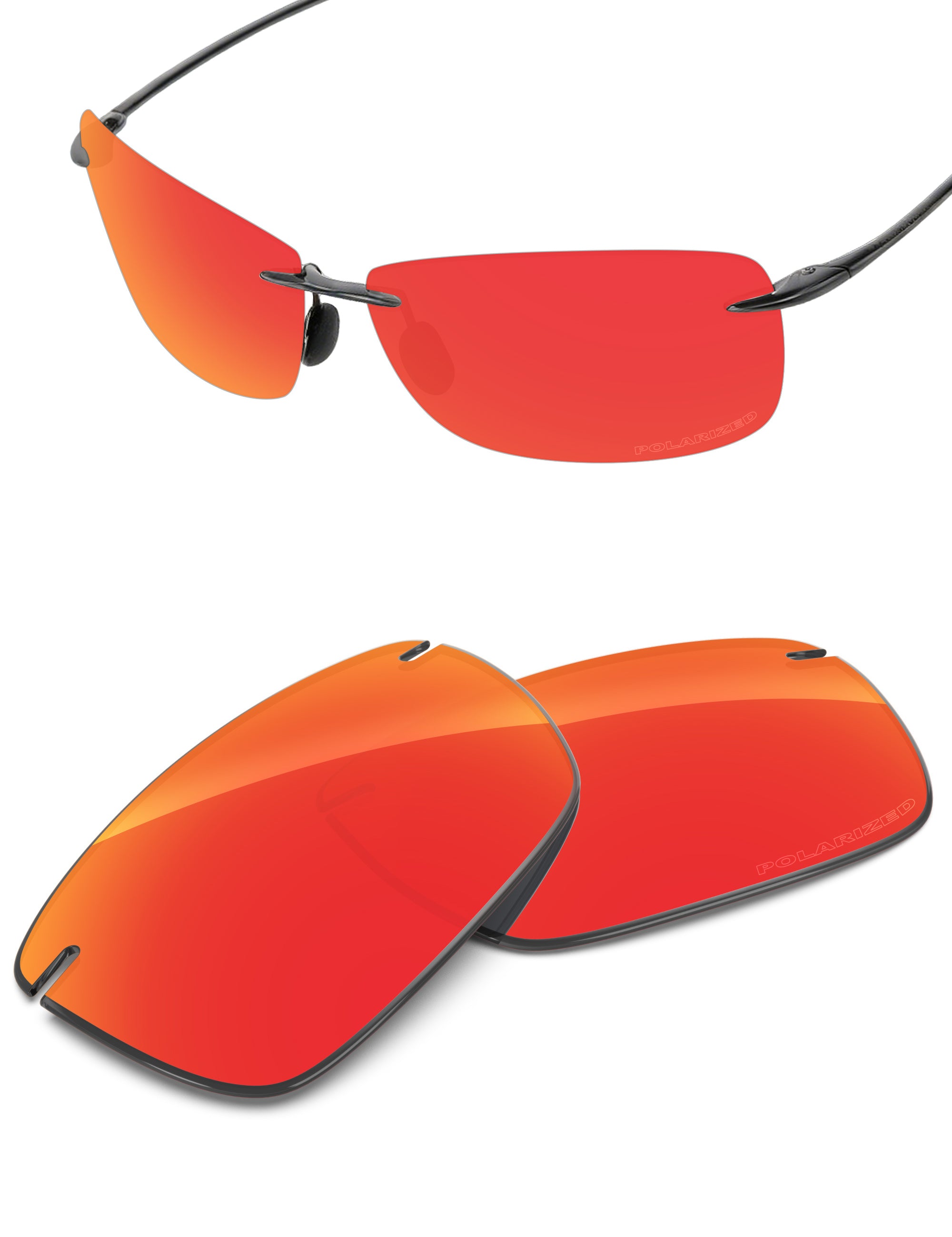 Fire Red FlashMirror™-Polarized