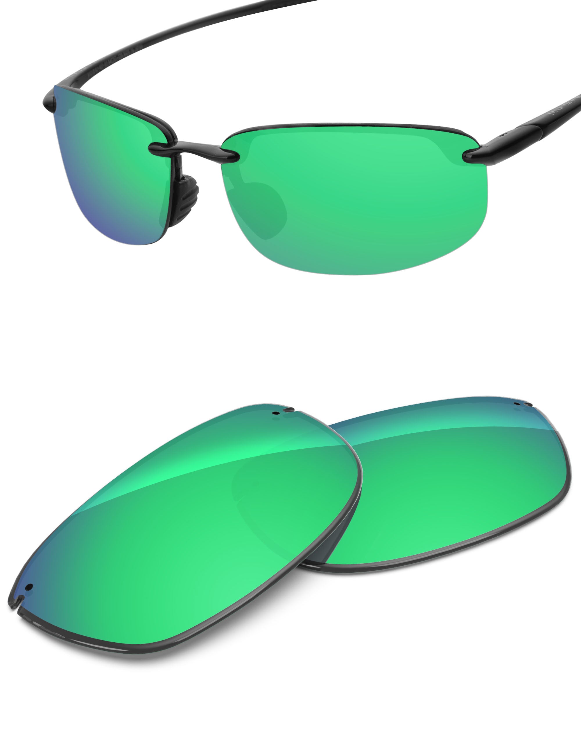 Emerald Green FlashMirror™-Non-Polarized