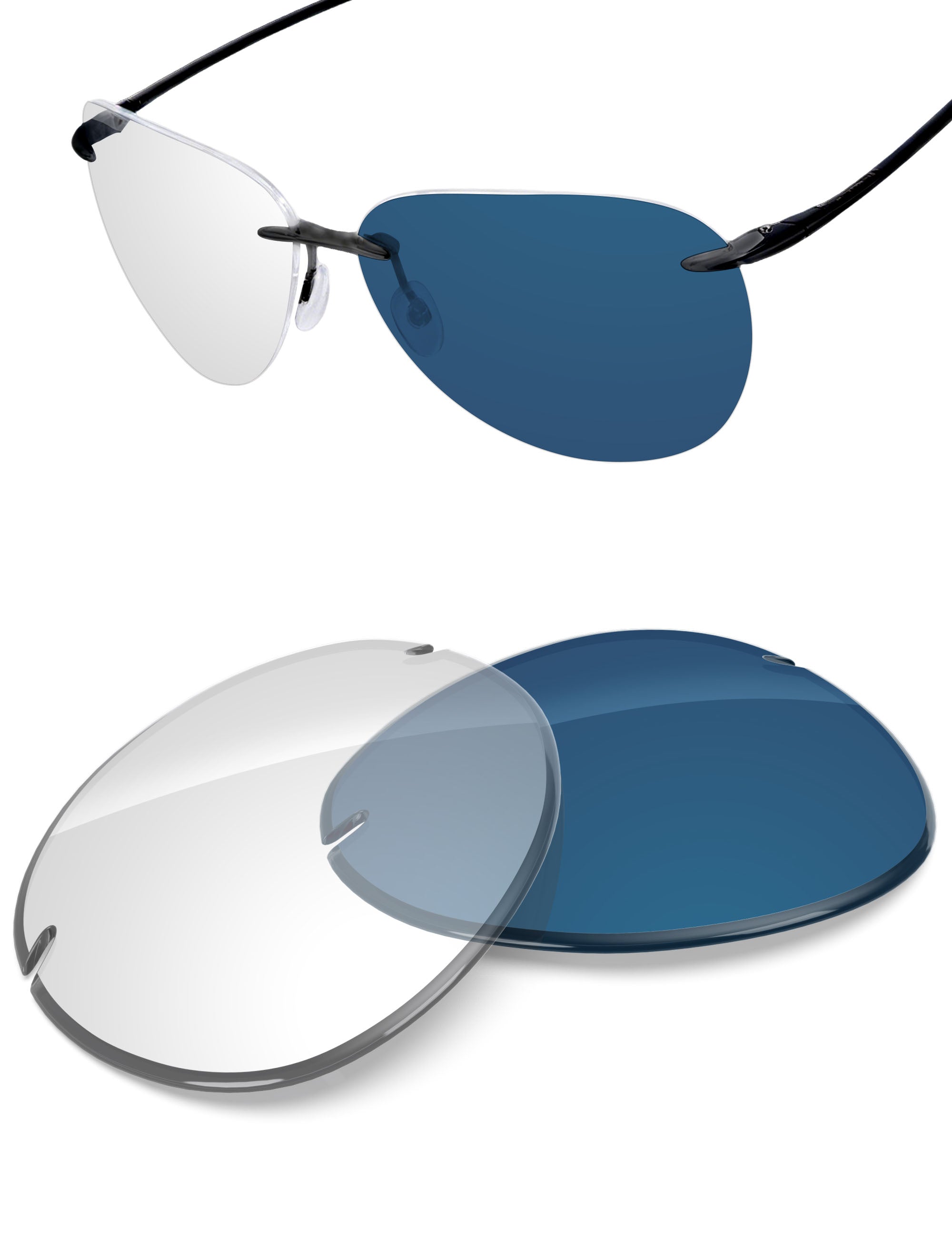 Adapt Blue Photochromic-Non-Polarized