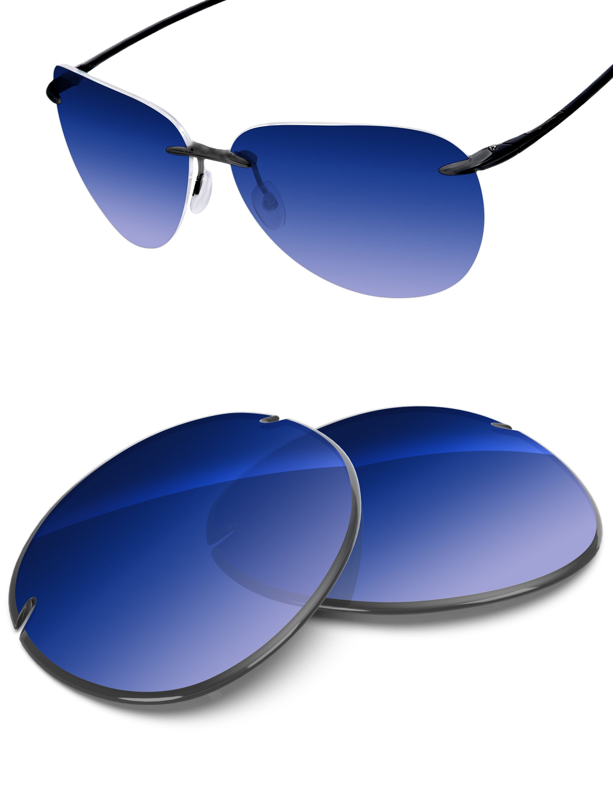 Aqua Blue Gradient-Non-Polarized