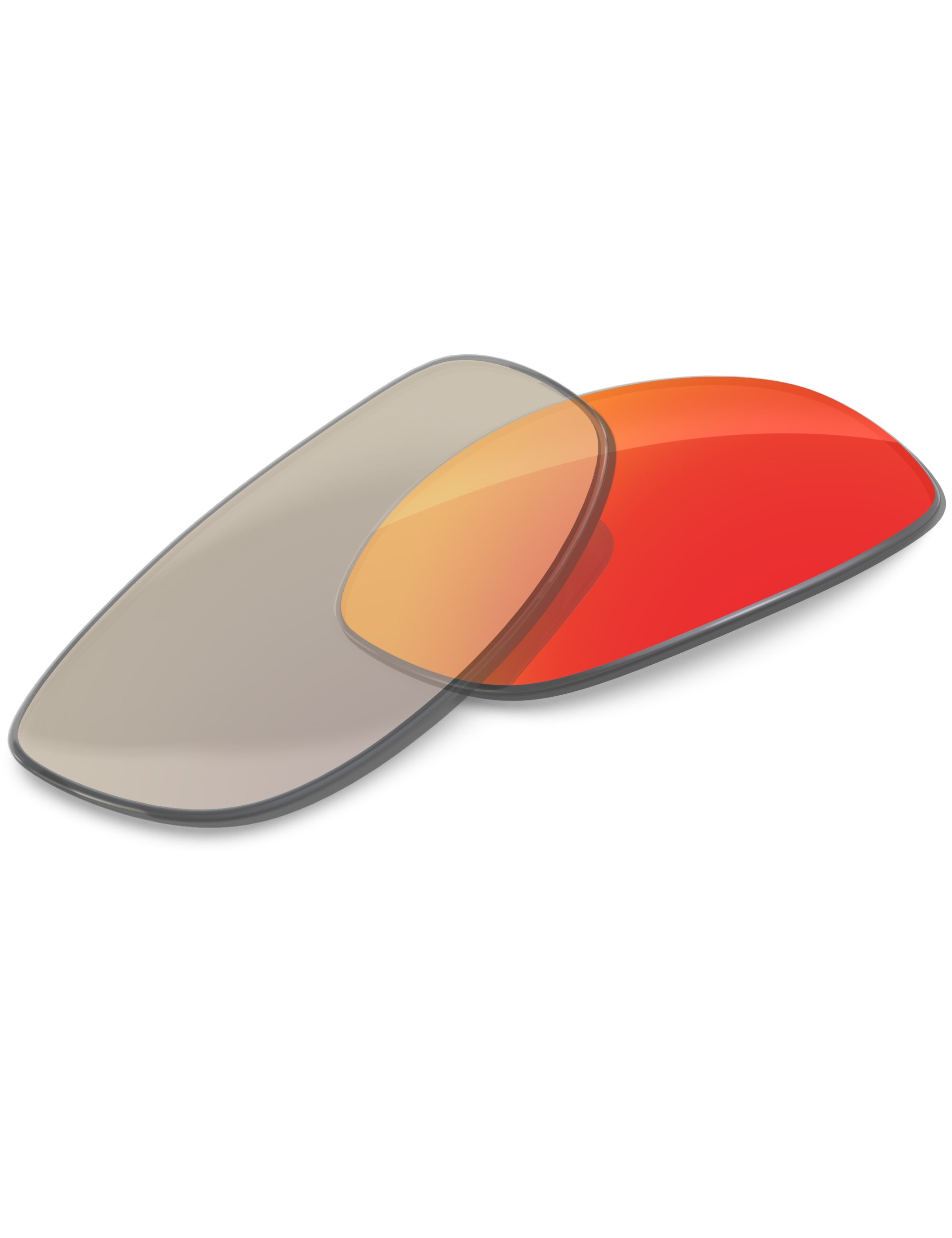 Fire Red FlashMirror™ Photochromic-Non-Polarized