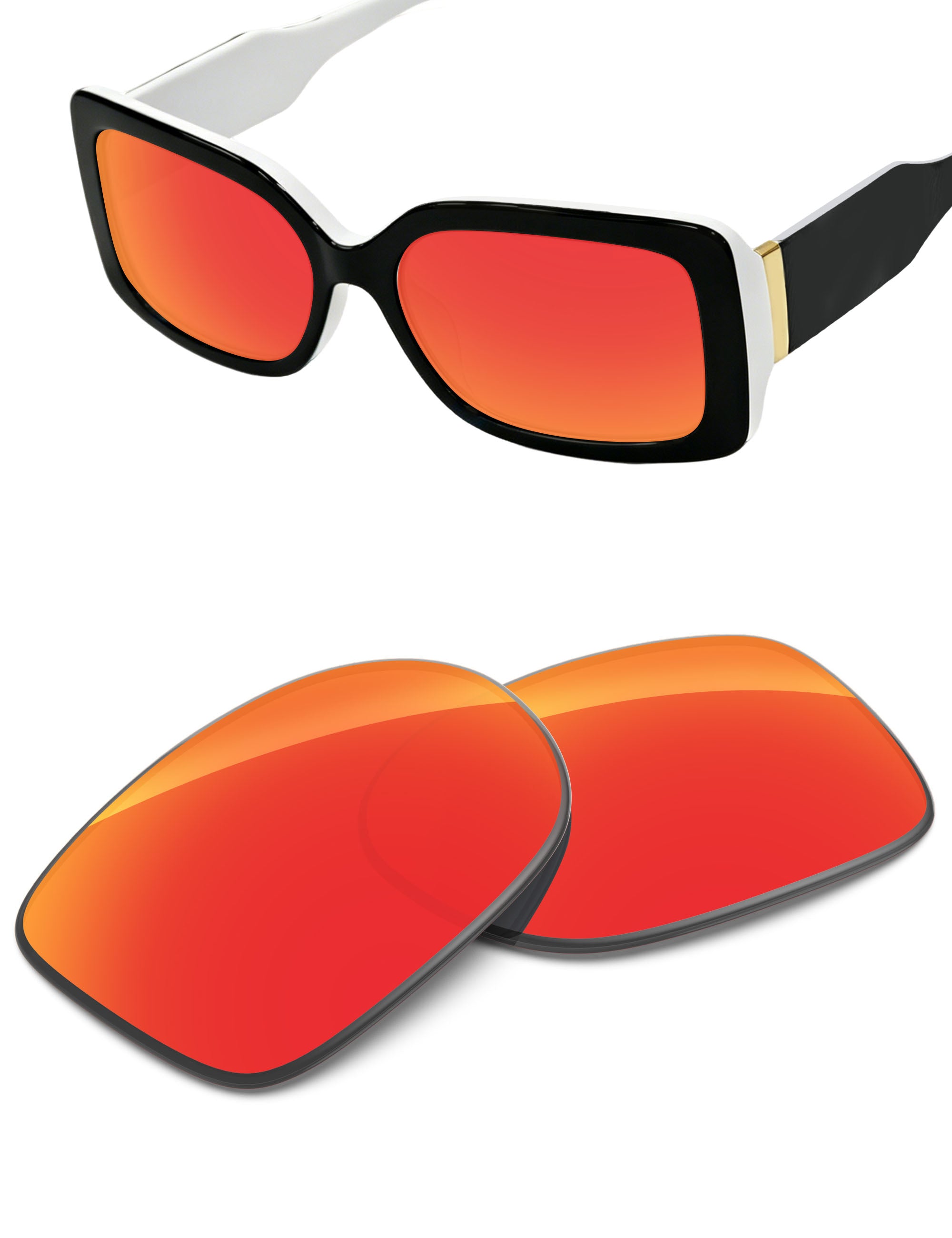 Fire Red FlashMirror™-Non-Polarized