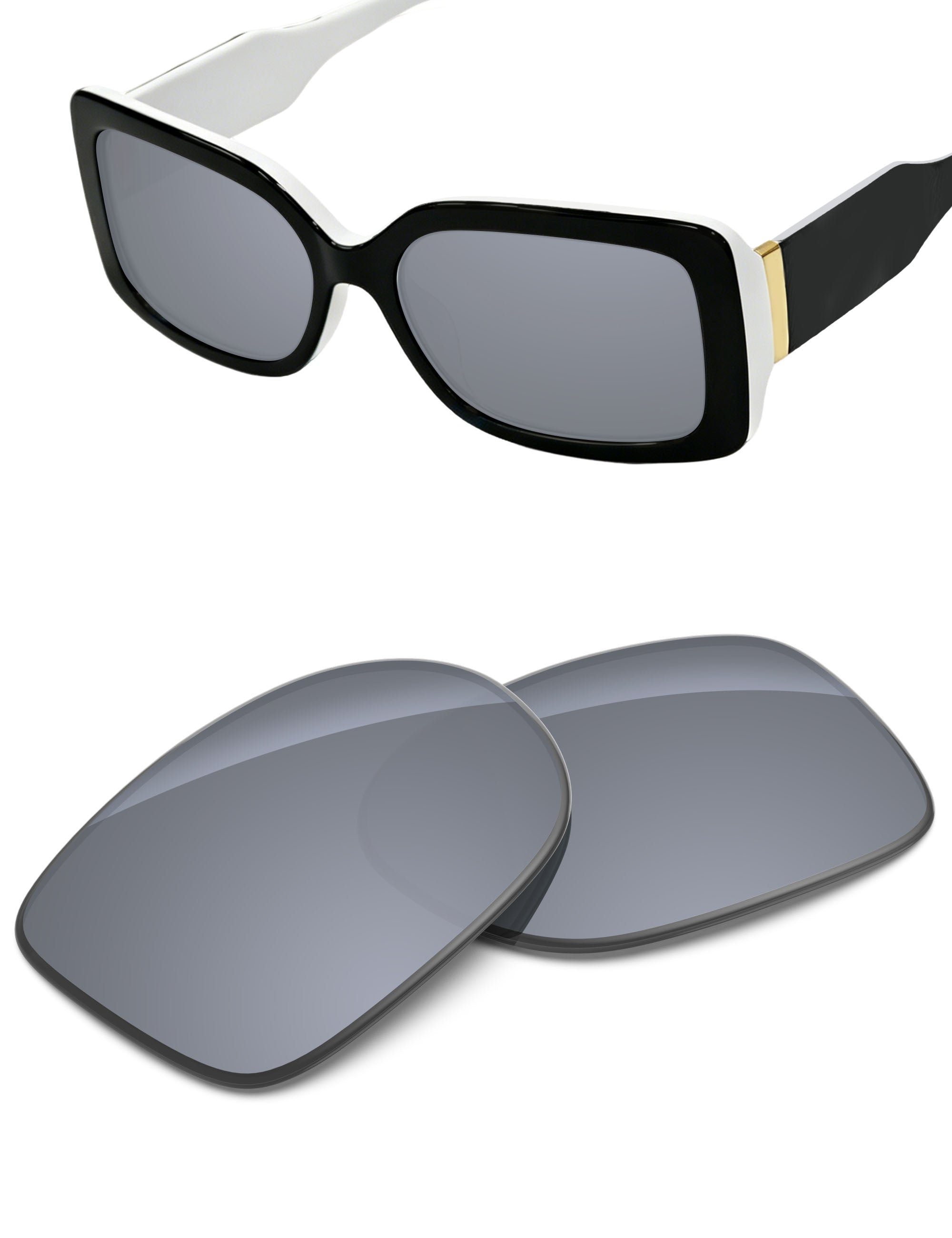 Silver Metallic FlashMirror™-Non-Polarized