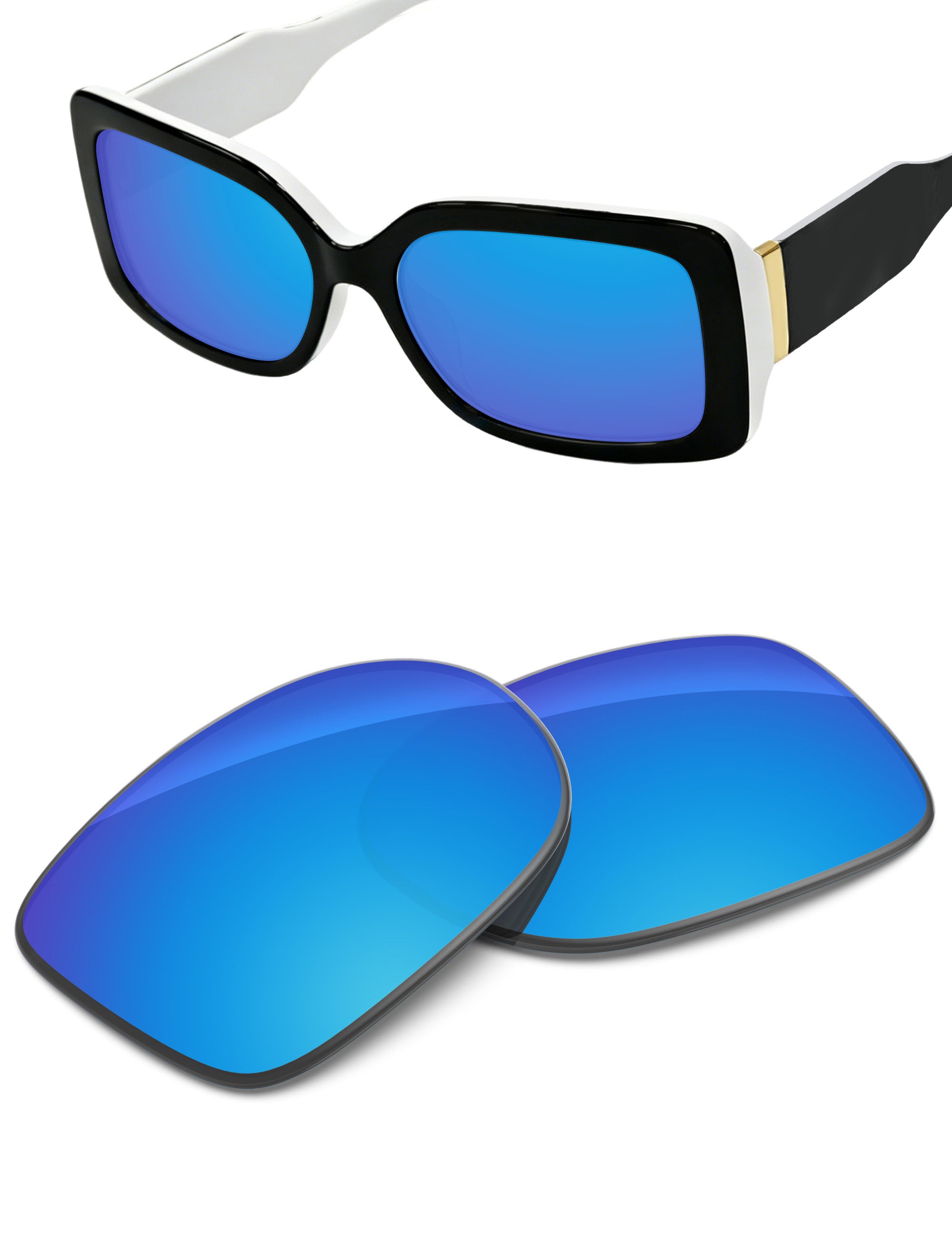 Sky Blue FlashMirror™-Non-Polarized