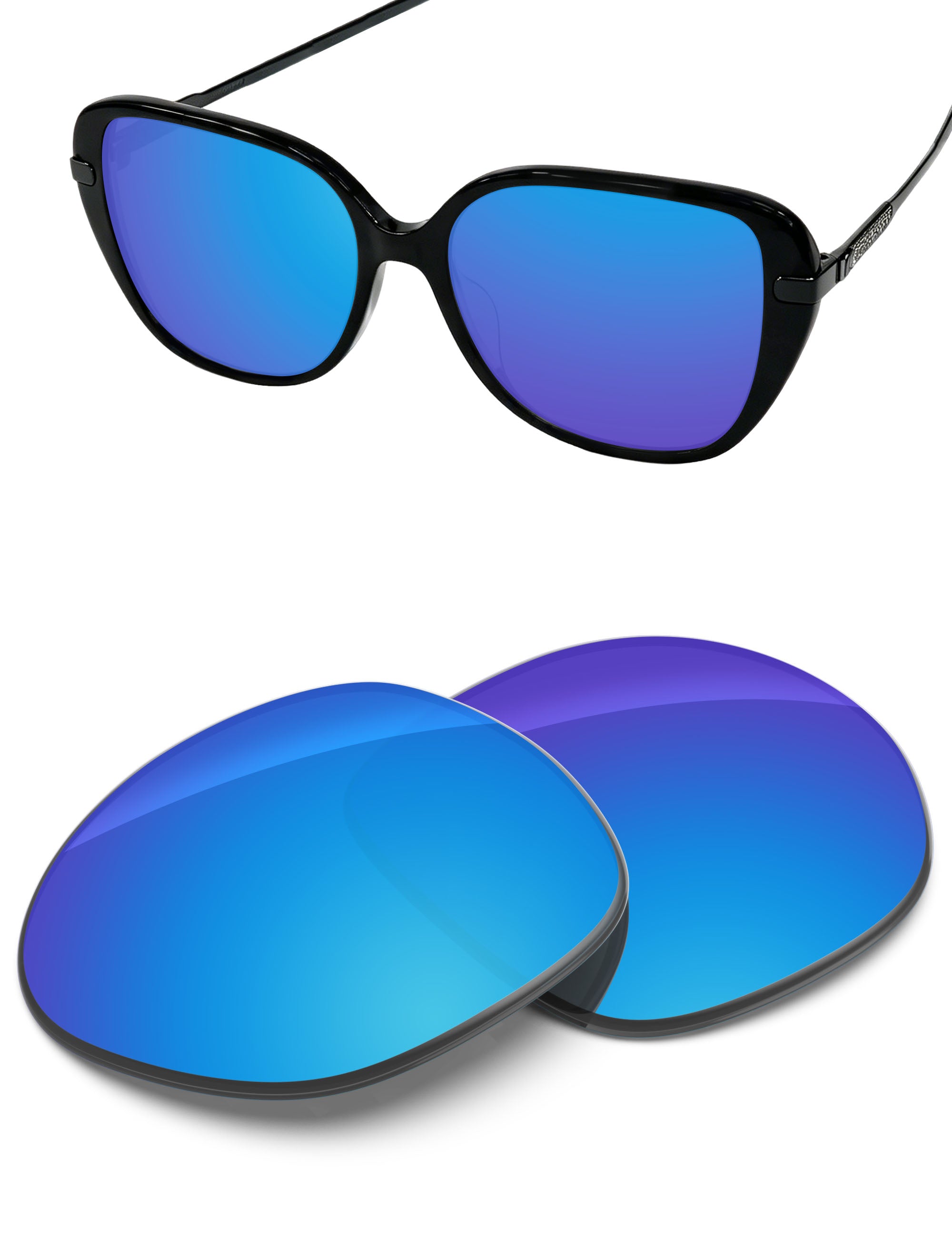 Sky Blue FlashMirror™-Non-Polarized