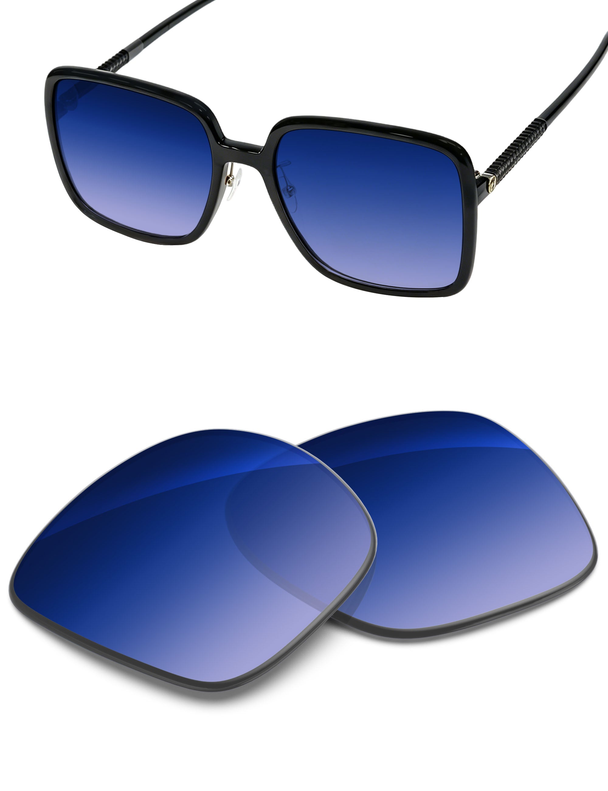 Aqua Blue Gradient-Non-Polarized