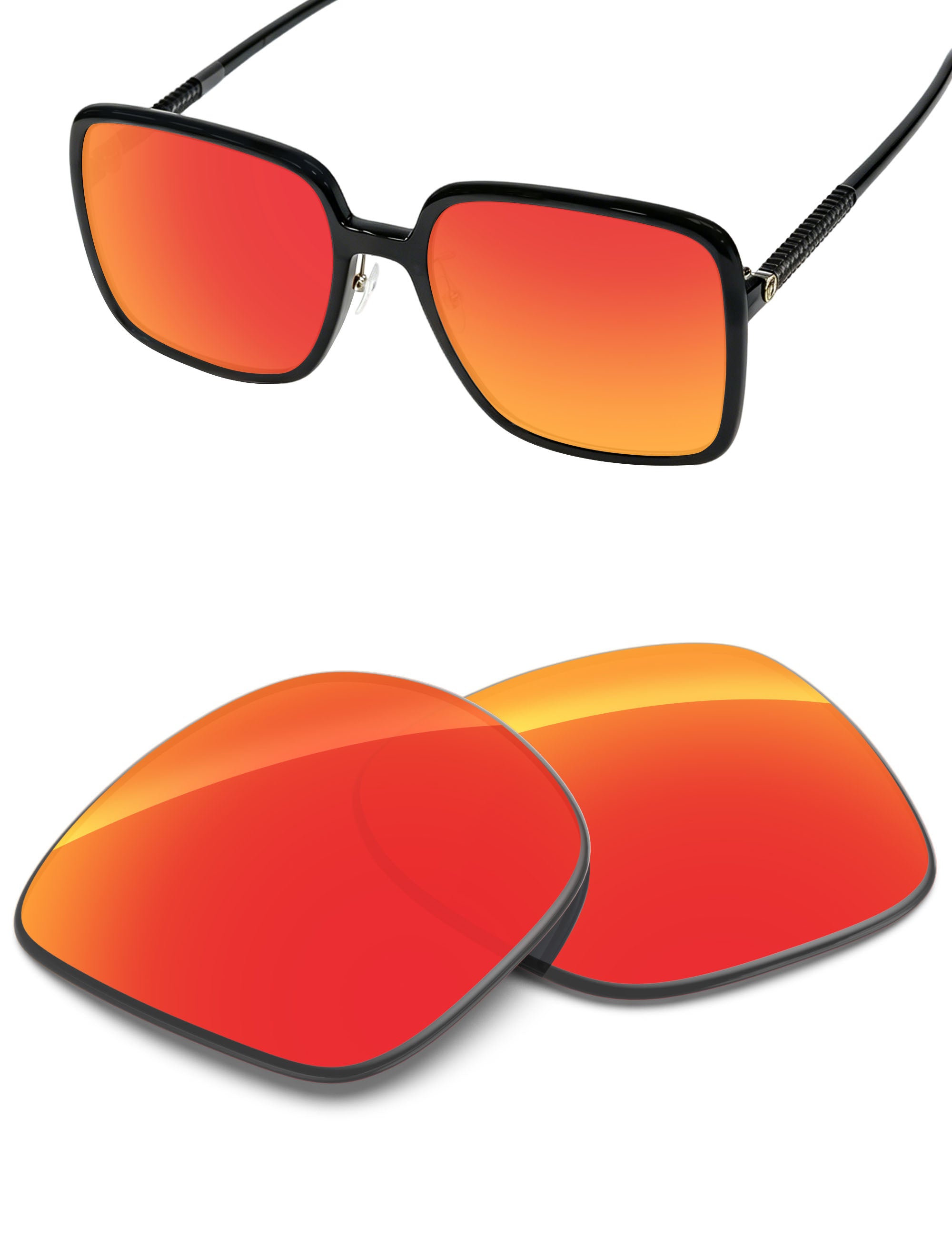 Fire Red FlashMirror™-Non-Polarized