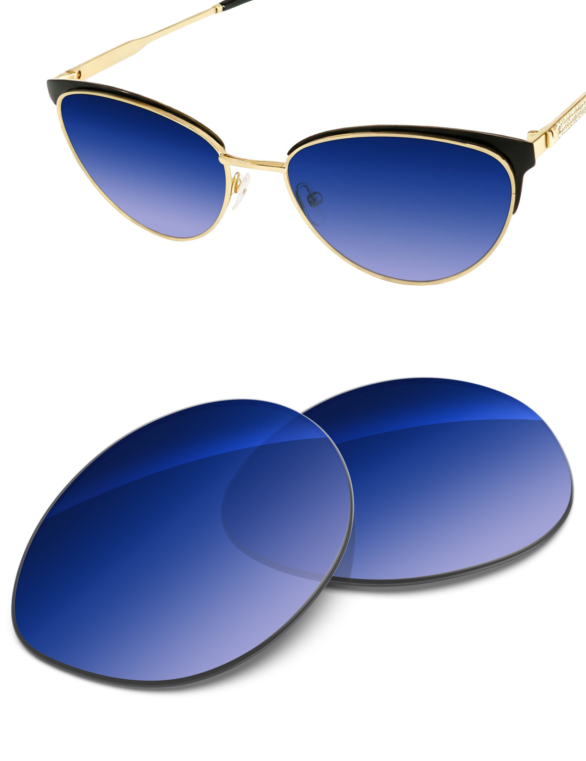 Aqua Blue Gradient-Non-Polarized