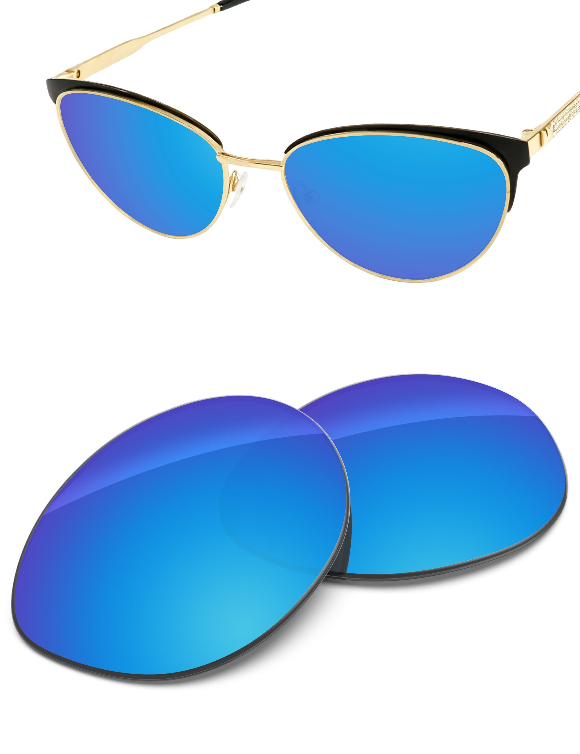 Sky Blue FlashMirror™-Non-Polarized