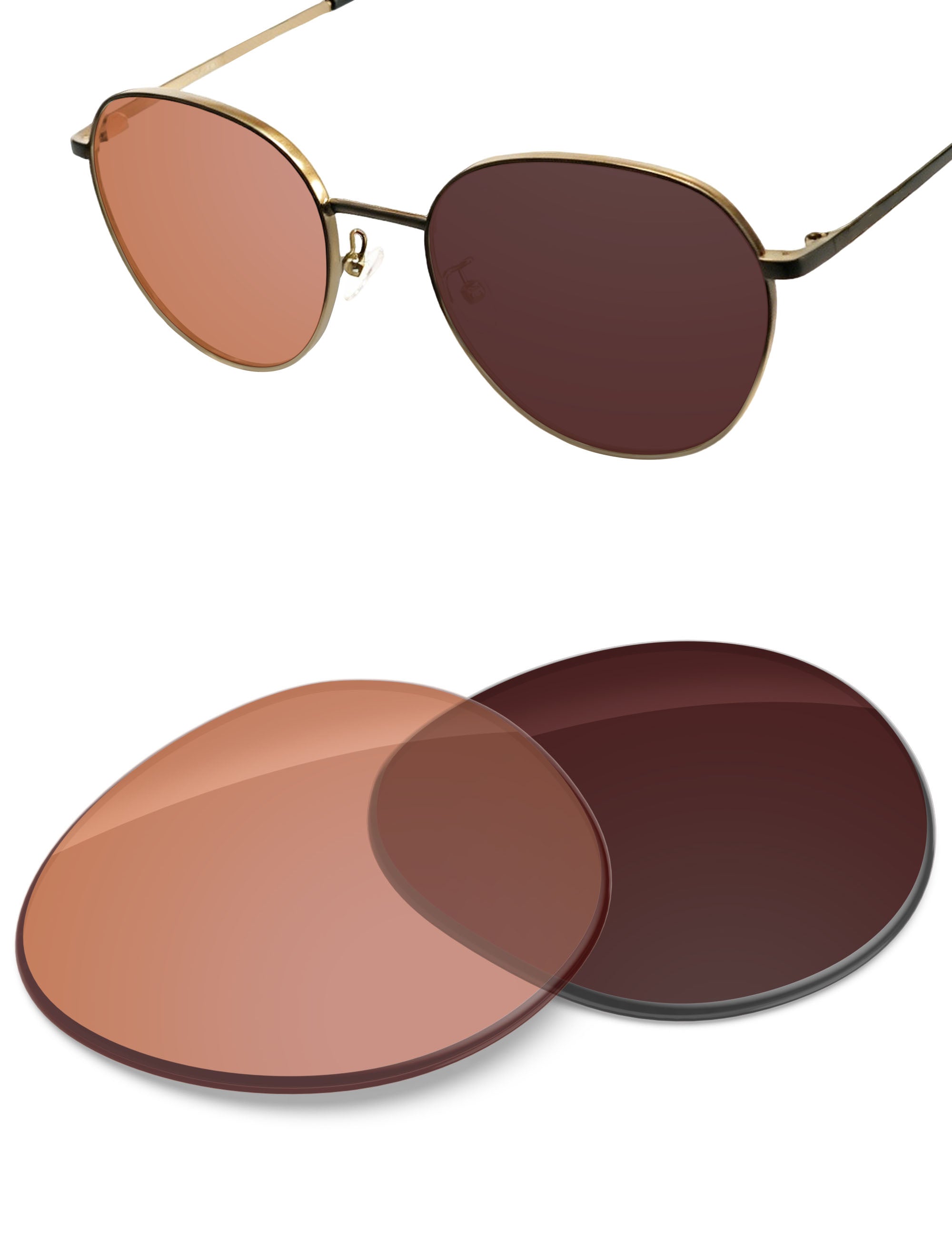 Orange Tint Photochromic-Non-Polarized