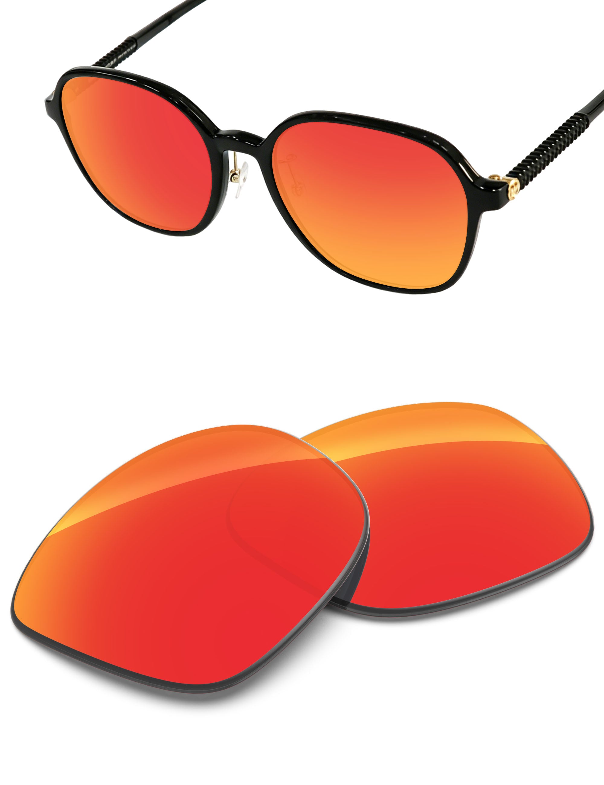 Fire Red FlashMirror™-Non-Polarized