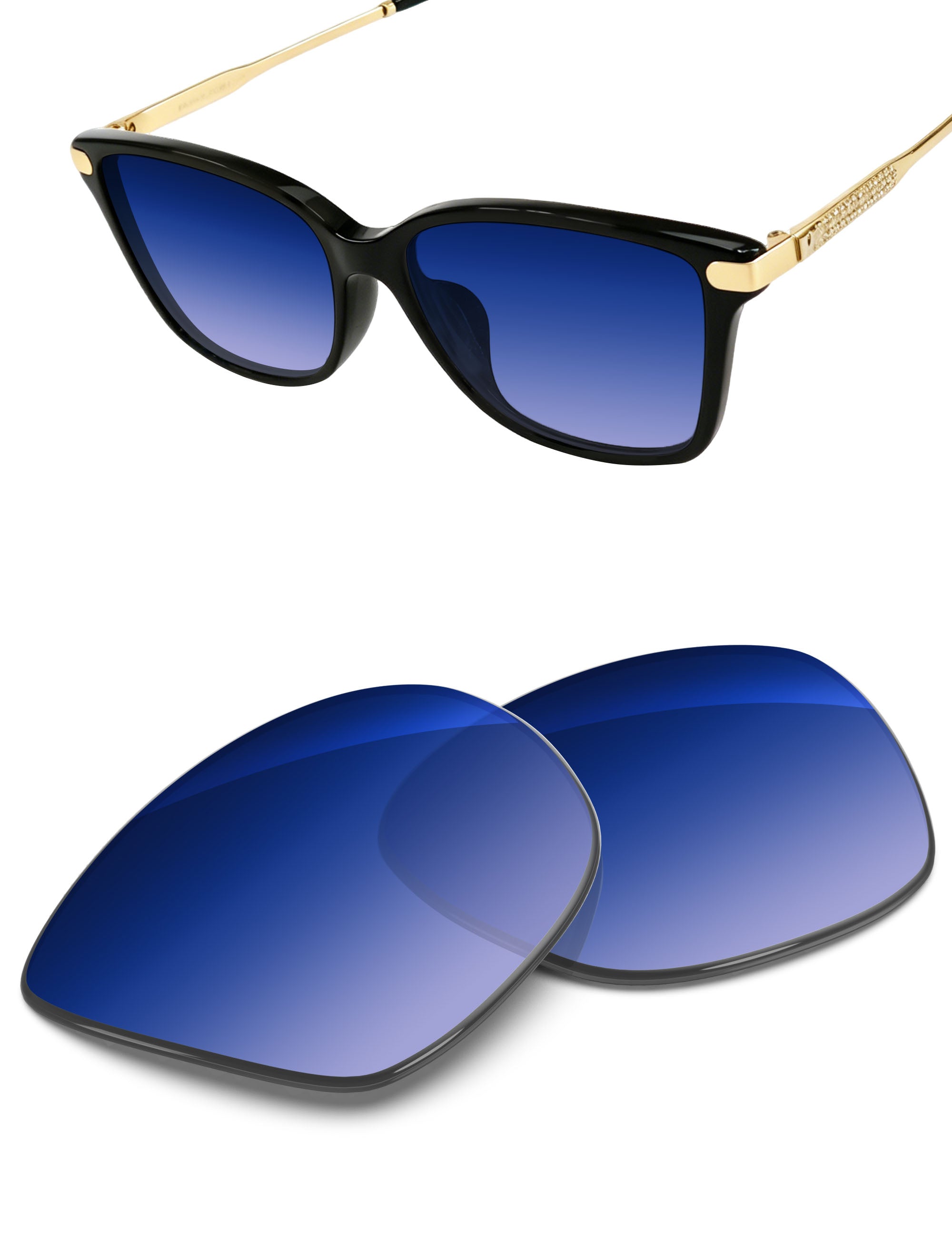 Aqua Blue Gradient-Non-Polarized